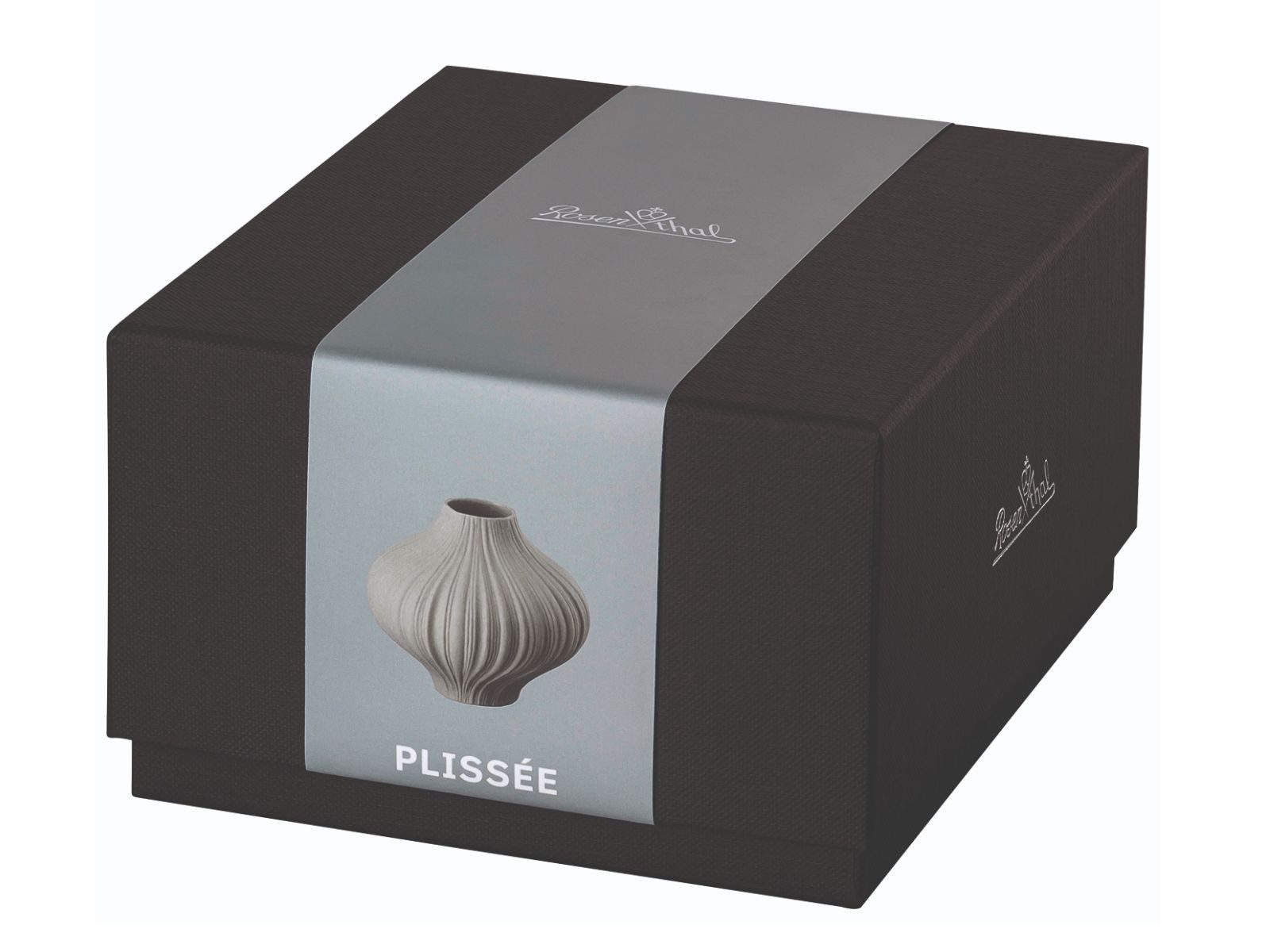 Rosenthal Dekovase Plissee Lava 8cm (Vasen), Vasen