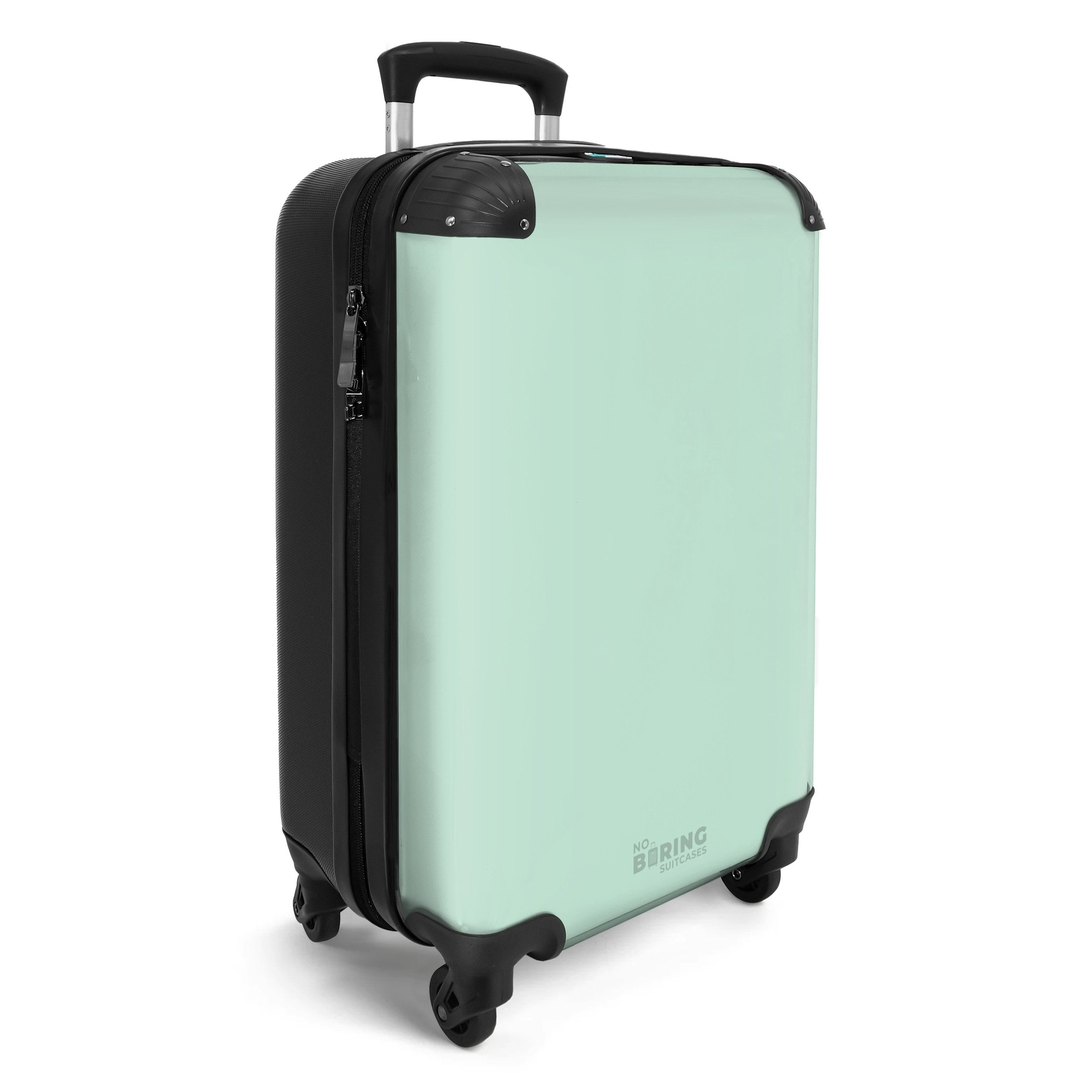 NoBoringSuitcases.com© Hartschalen-Trolley Pastellgrün 55x35x20cm, 4 Rollen günstig online kaufen