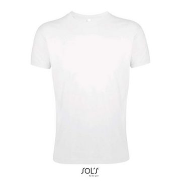 SOLS Rundhalsshirt SOL'S Herren T-Shirt Round Neck Basic Freizeitshirt Kurzarmshirt