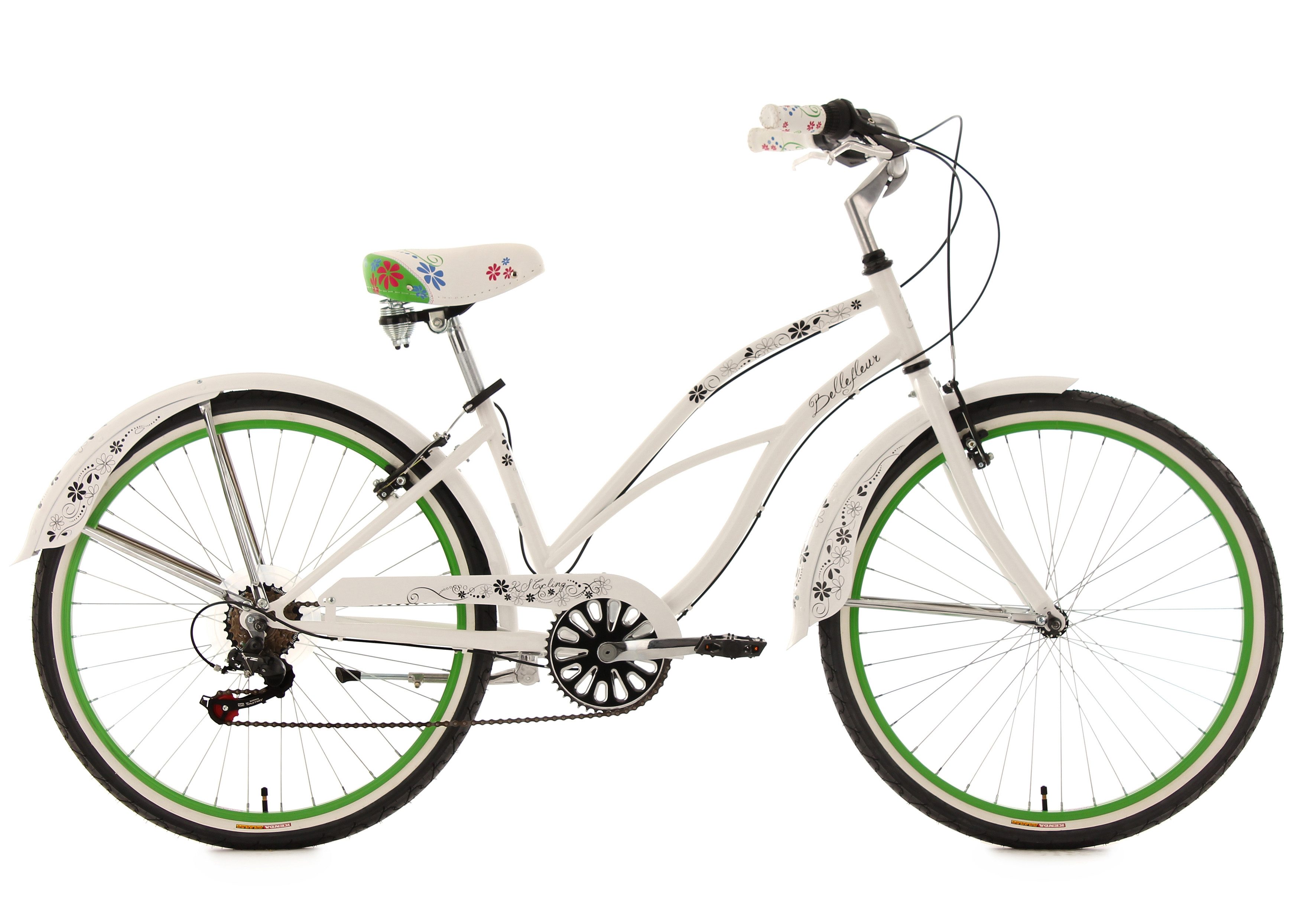 herren fahrrad beachcruiser schwarz mit weisswandreifen