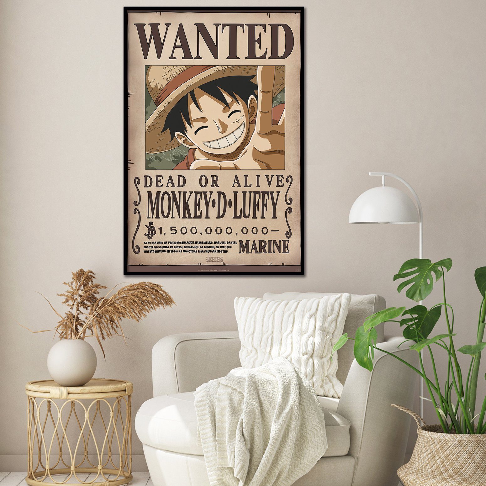 GB eye Poster One Piece Poster Wanted Monkey D. Luffy 2 61 x 91,5 cm günstig online kaufen