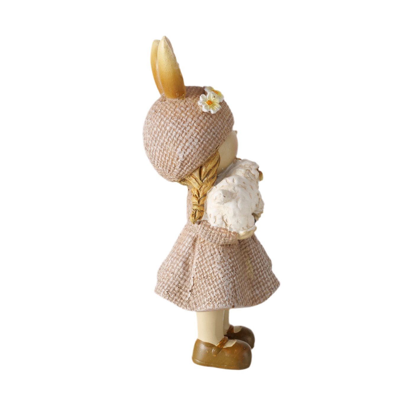MF Dekofigur Dekofigur Set Livia Mädchen mit Hase und Schaf 2er Set 12cm (2 St) – Bild 4 von 5