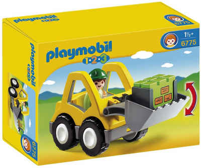 Playmobil® Konstruktions-Spielset »Radlader (6775), Playmobil 1-2-3«, Made in Europe