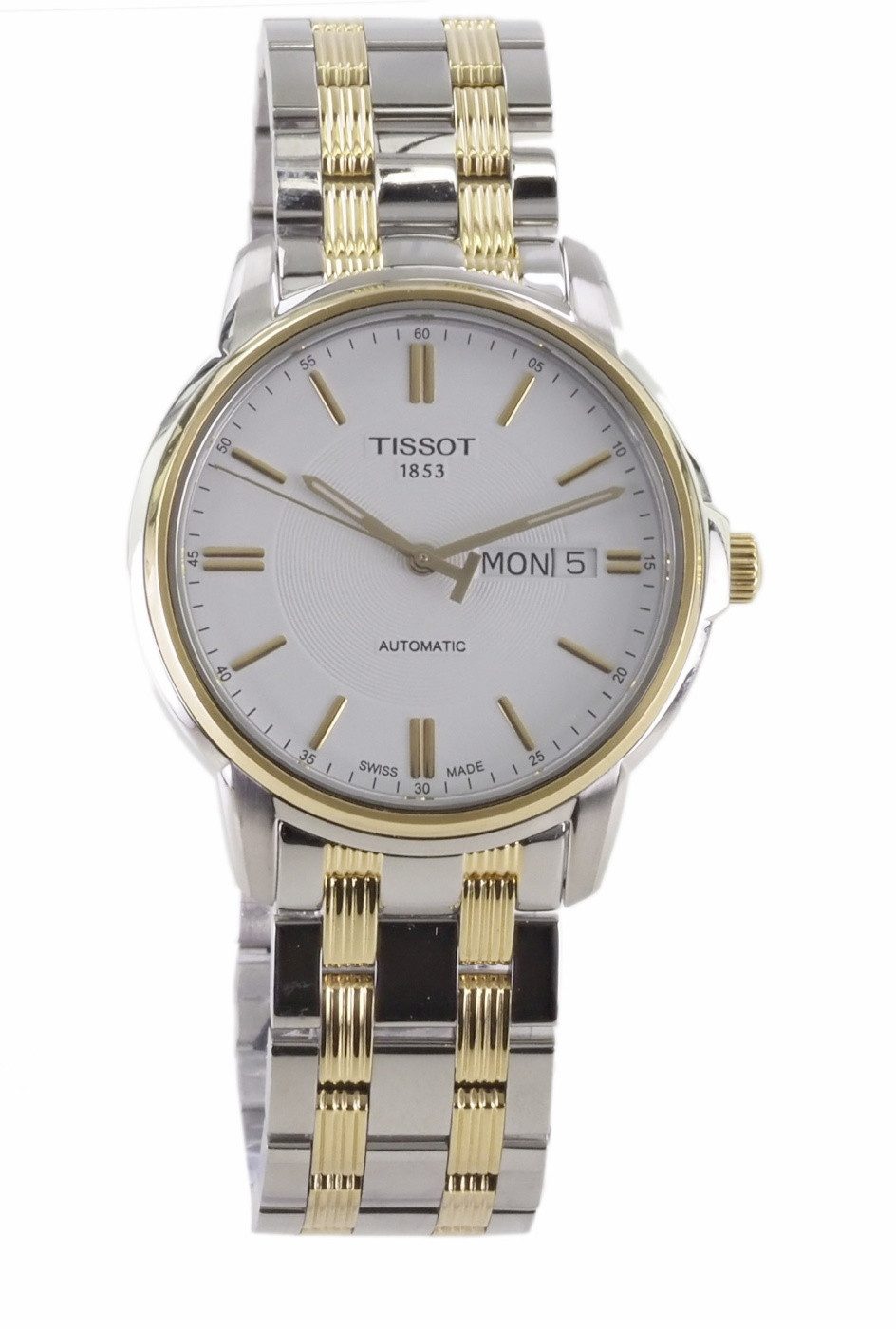 Tissot Automatikuhr Tissot Herren Automatik Uhr MATICS III T-Classic T0654302203100, (Gold)
