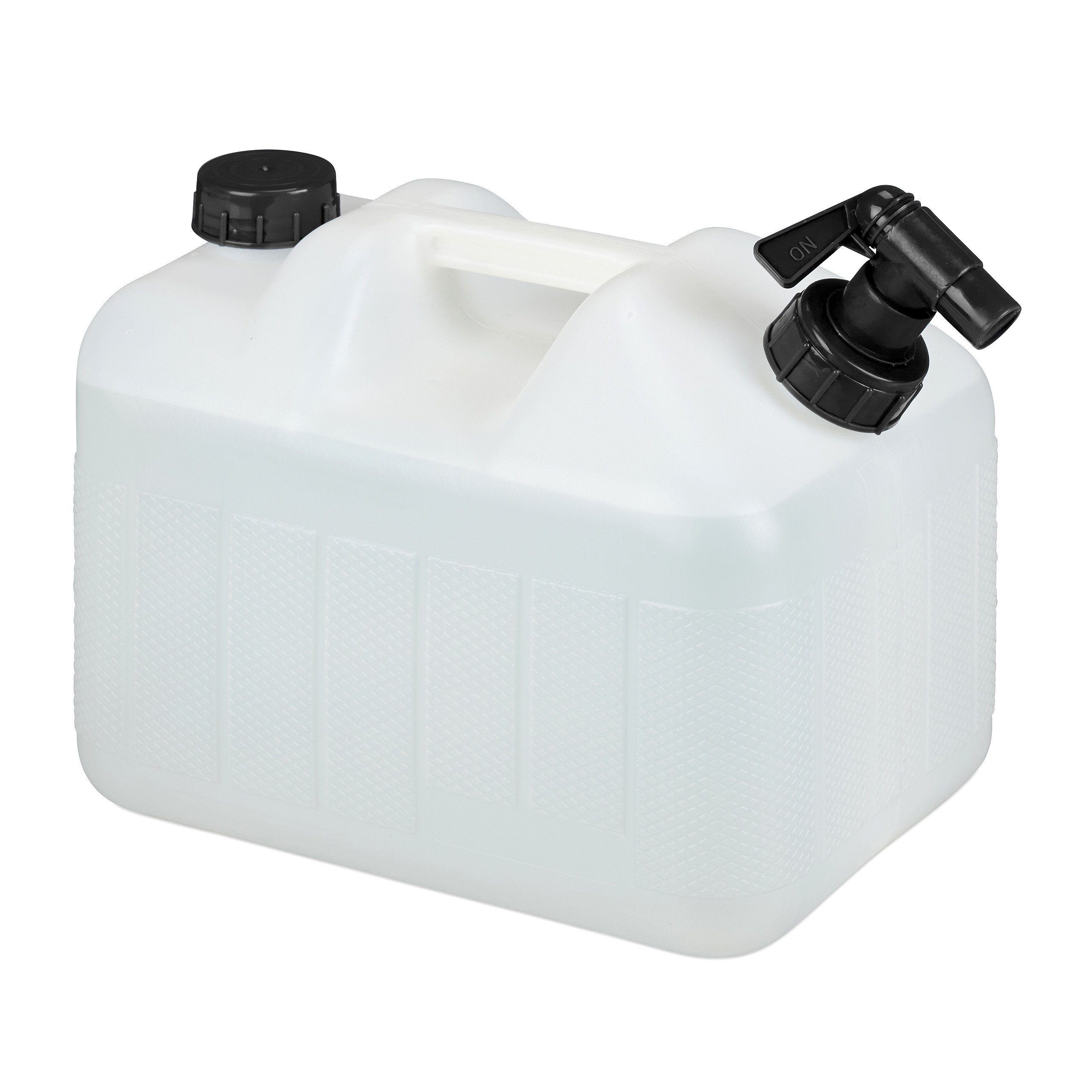 relaxdays Kanister Wasserkanister mit Hahn, Liter 10