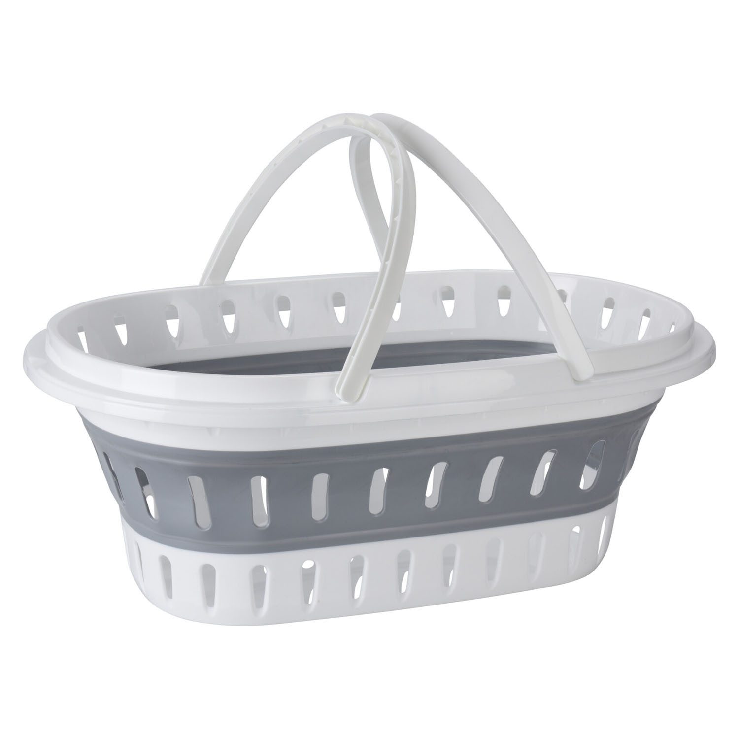 Mojawo Wäschewanne 25L Faltbarer Wäschekorb Wäschesammler mit Henkel B58xL3 günstig online kaufen