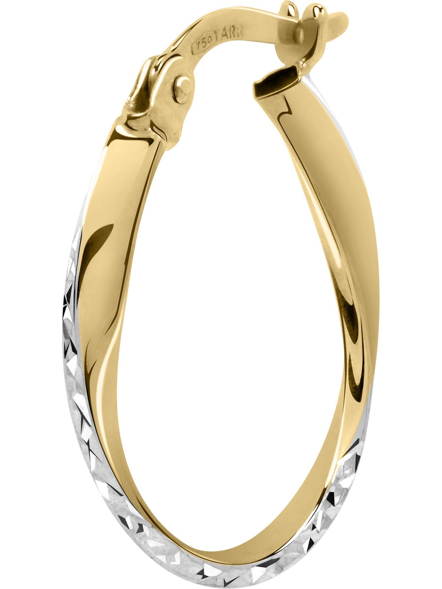 CHRIST Paar Creolen CHRIST Damen-Creolen 585er Gelbgold (Paar)