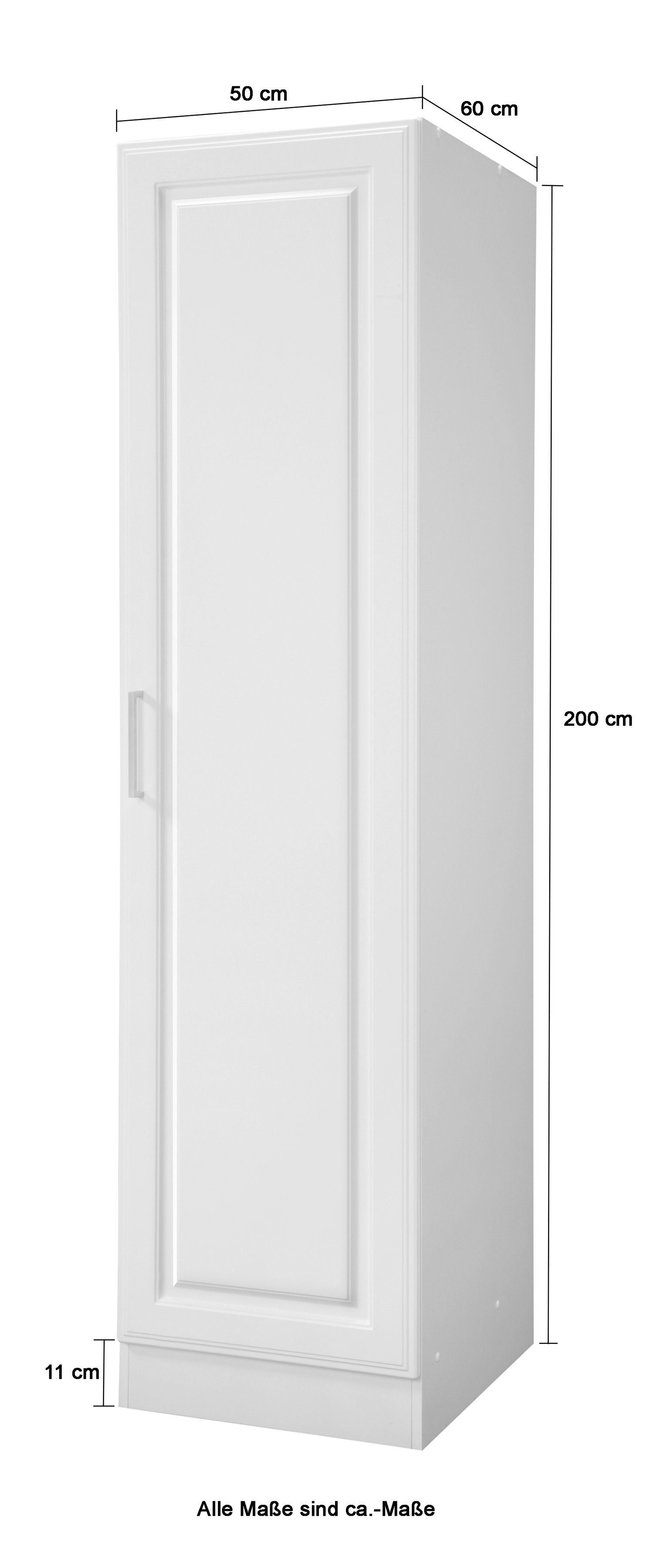 Breite cm MÖBEL 200 50 HELD 50 MDF-Fronten, Stauraum hochwertige breit, cm Seitenschrank grau/grafit hoch, Stockholm, cm viel