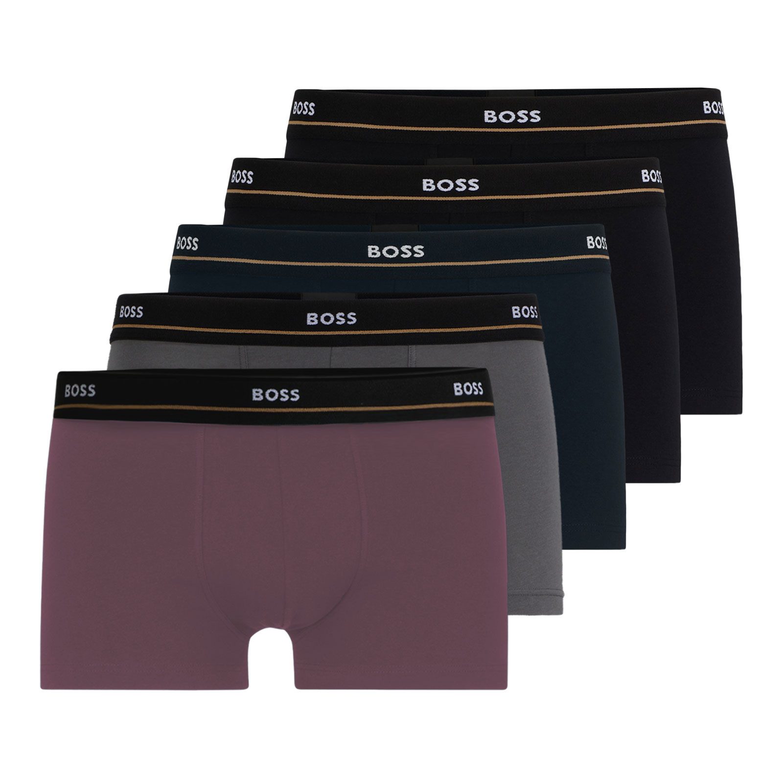 BOSS Trunk Essential (5-St) mit Markenschriftzug am Bund