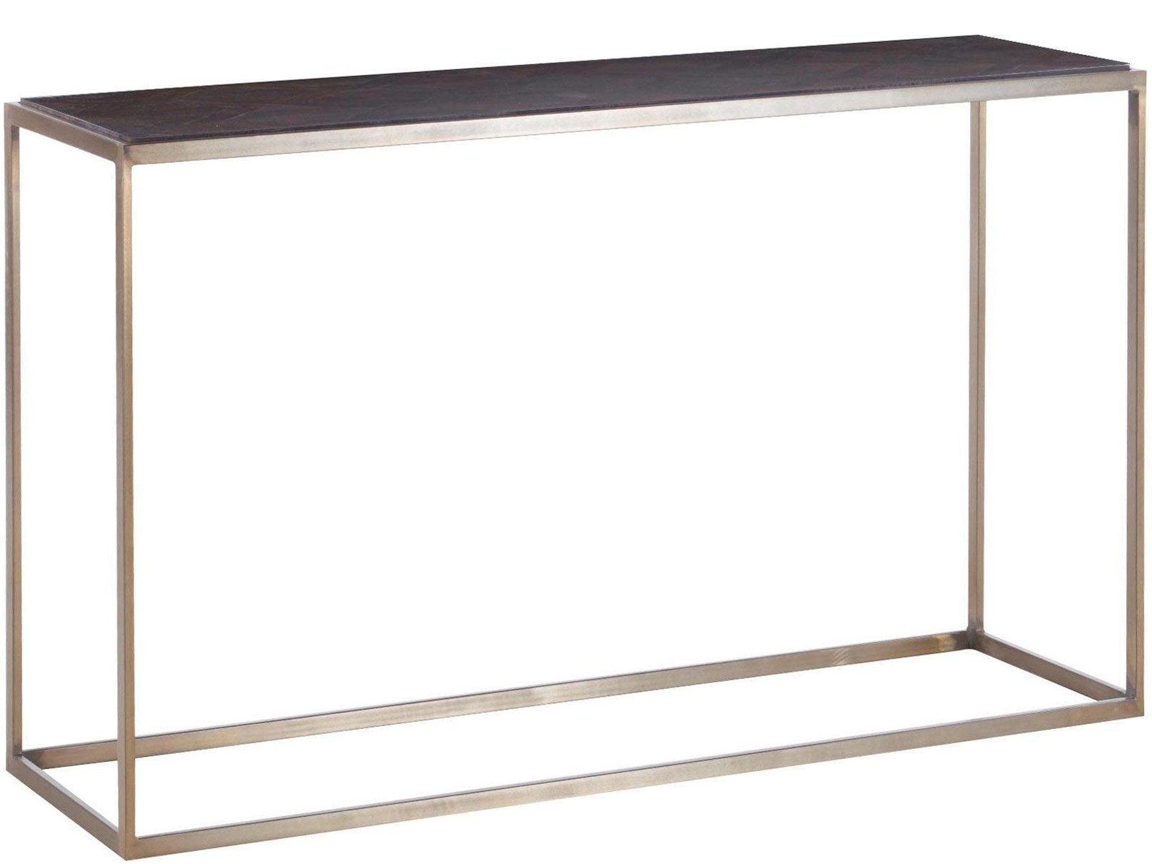 loft24 Konsolentisch Ulli, schmaler Flurtisch, Gestell in kupferfarben, 131 cm Länge