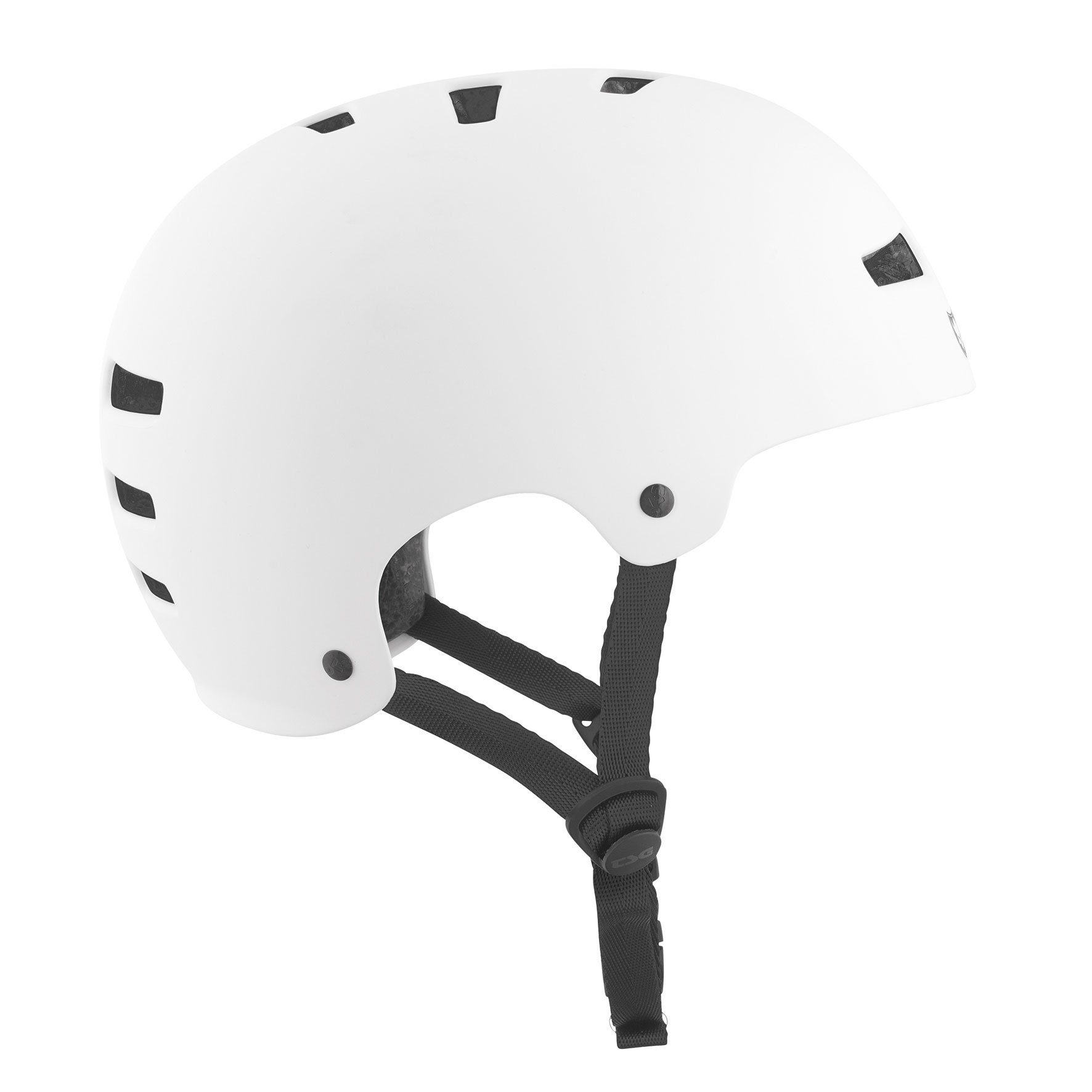 Solid white, Skate- TSG Fahrradhelm Evolution Color - & Fahrradhelm satin