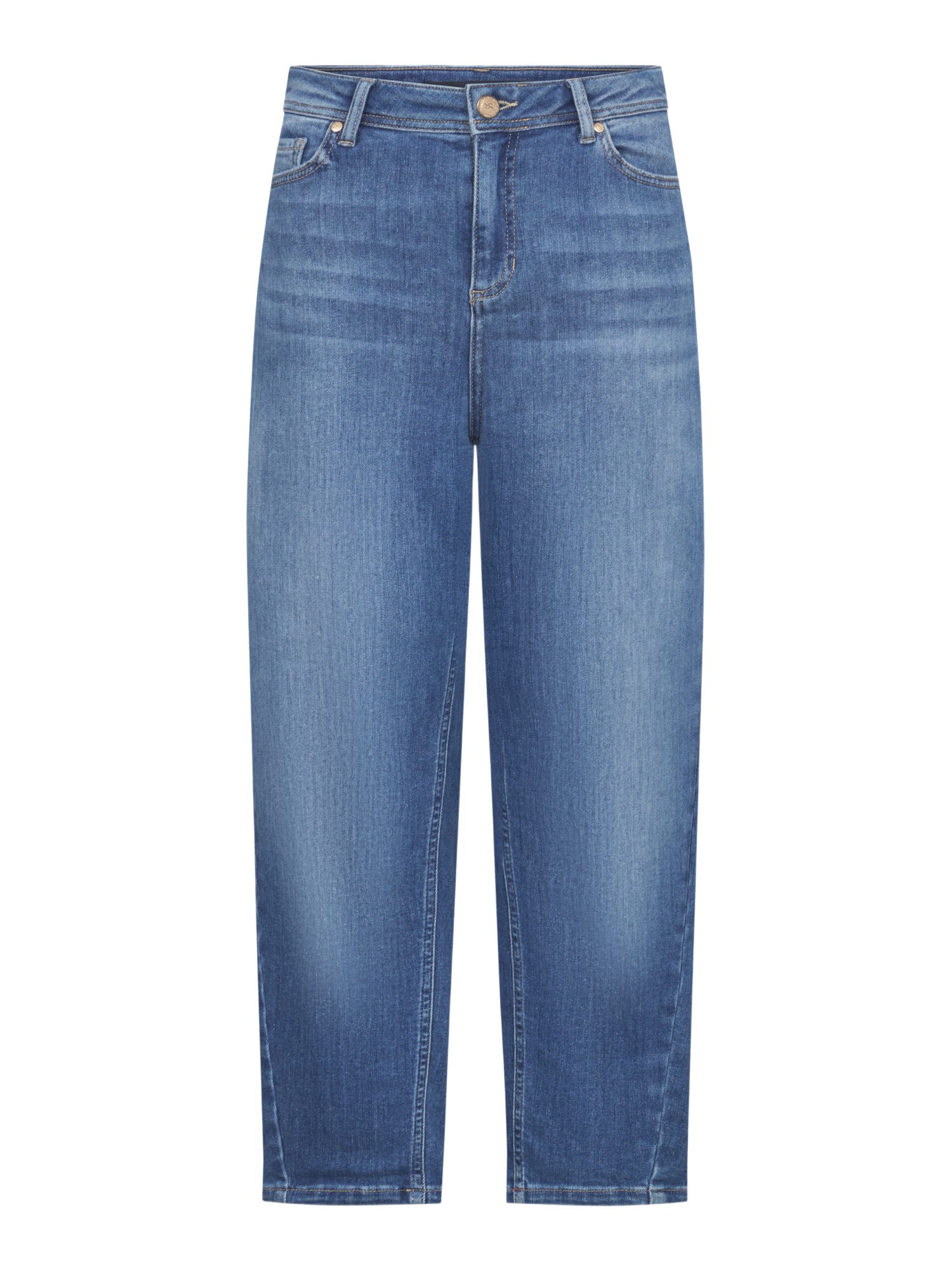 Raffaello Rossi 5-Pocket-Jeans blau,Casual,Baumwolle,Unifarben,Regular Fit,Hoch