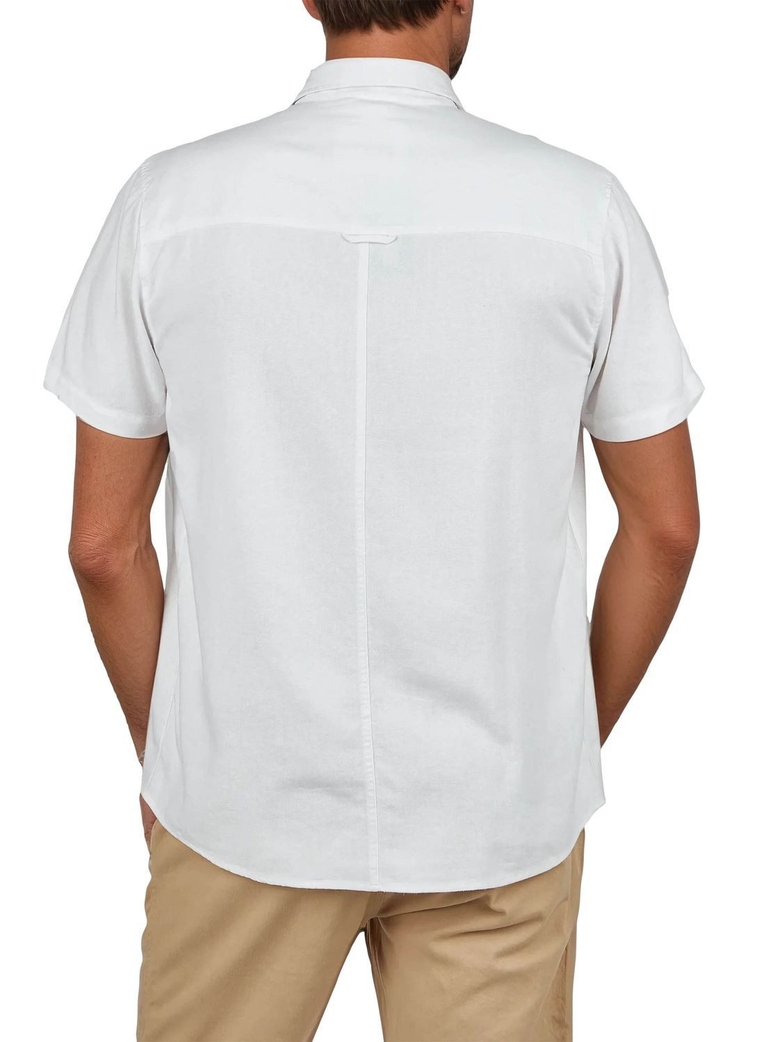 riverso Kurzarmhemd Herren Leinen Hemd RIVEmilio Regular Fit (1-tlg)