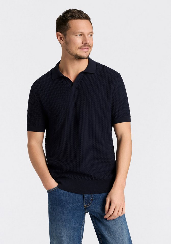 BOSS Kurzarmpullover H-Natalo mit Polokragen, regular fit