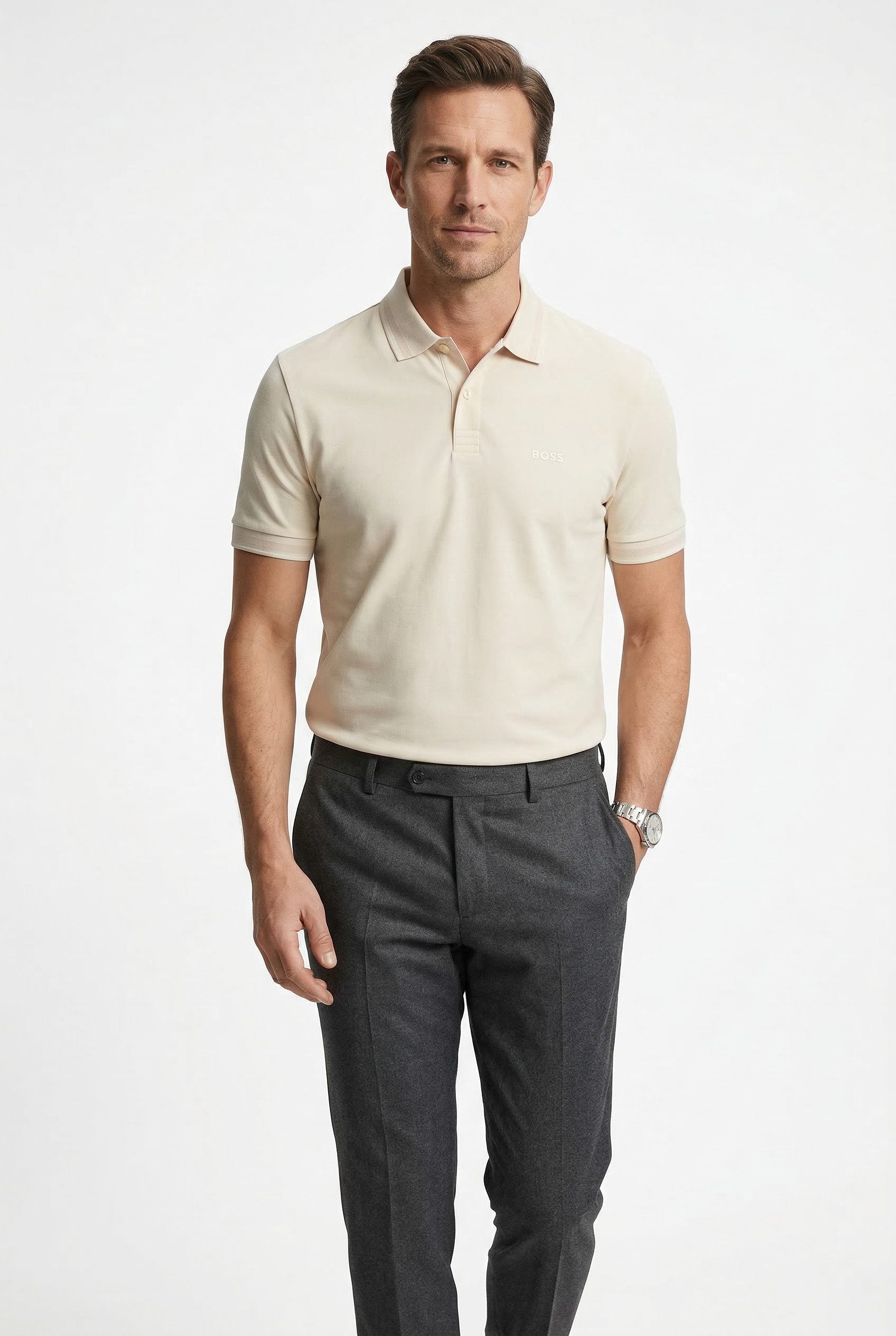 BOSS GREEN Poloshirt Pio mit Polokragen