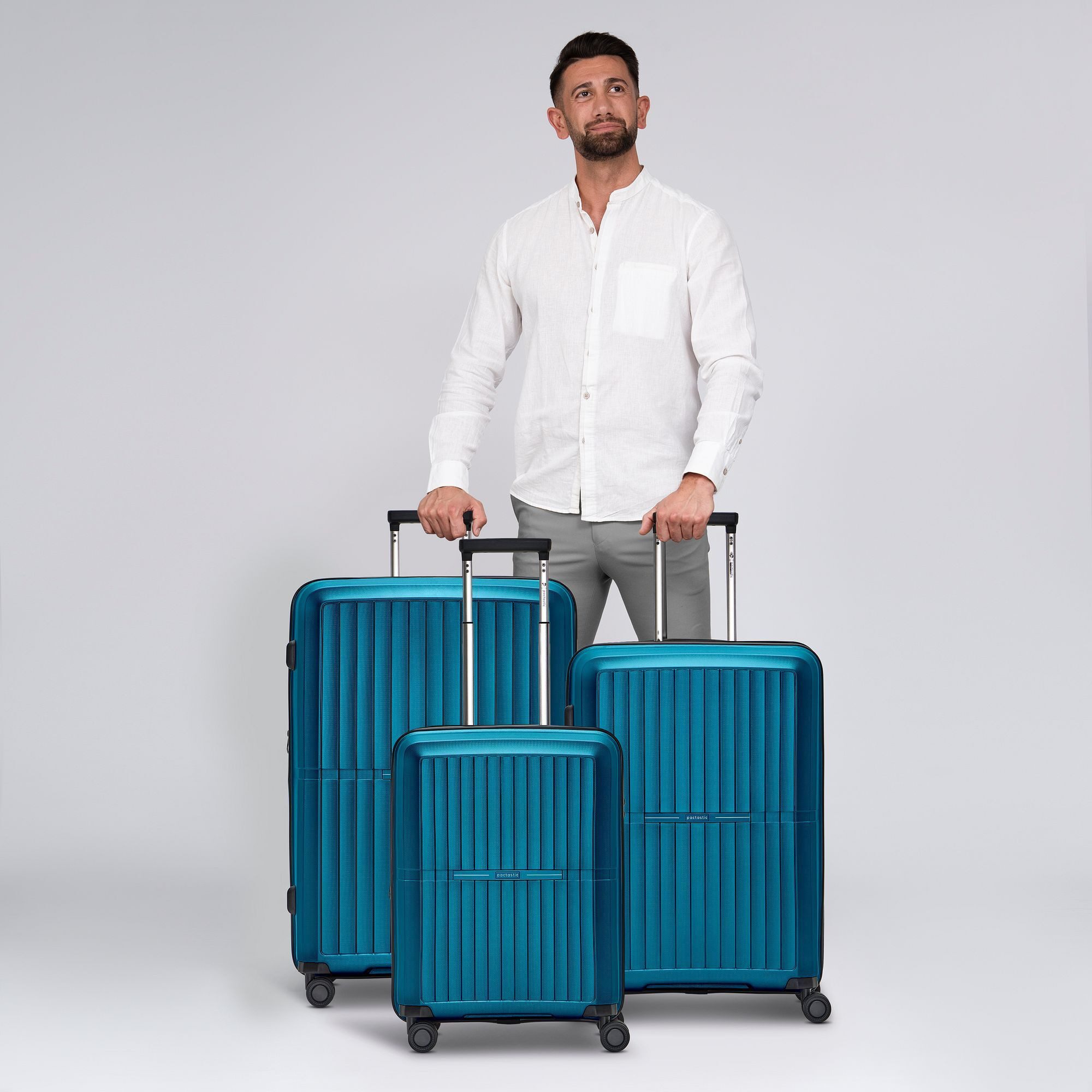 Pactastic Trolleyset Collection 01, 4 Rollen, (3-teilig, 3 tlg), Polypropyl günstig online kaufen