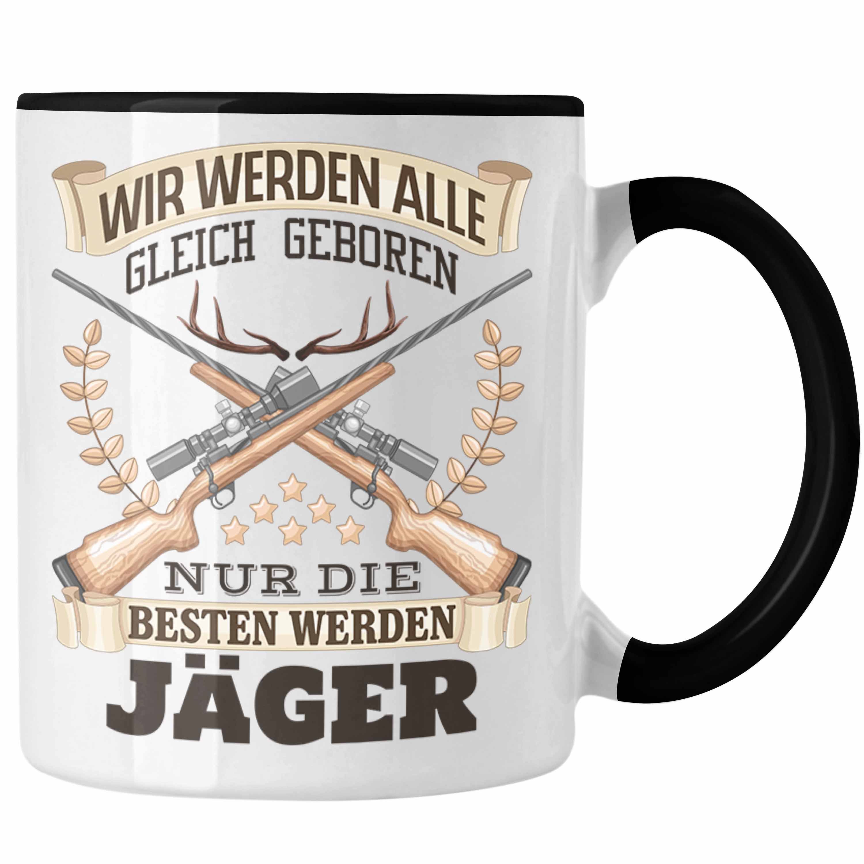 Geschenk Jäger Bester Jagd Tasse Tasse Trendation Spruch Jäger Schwarz