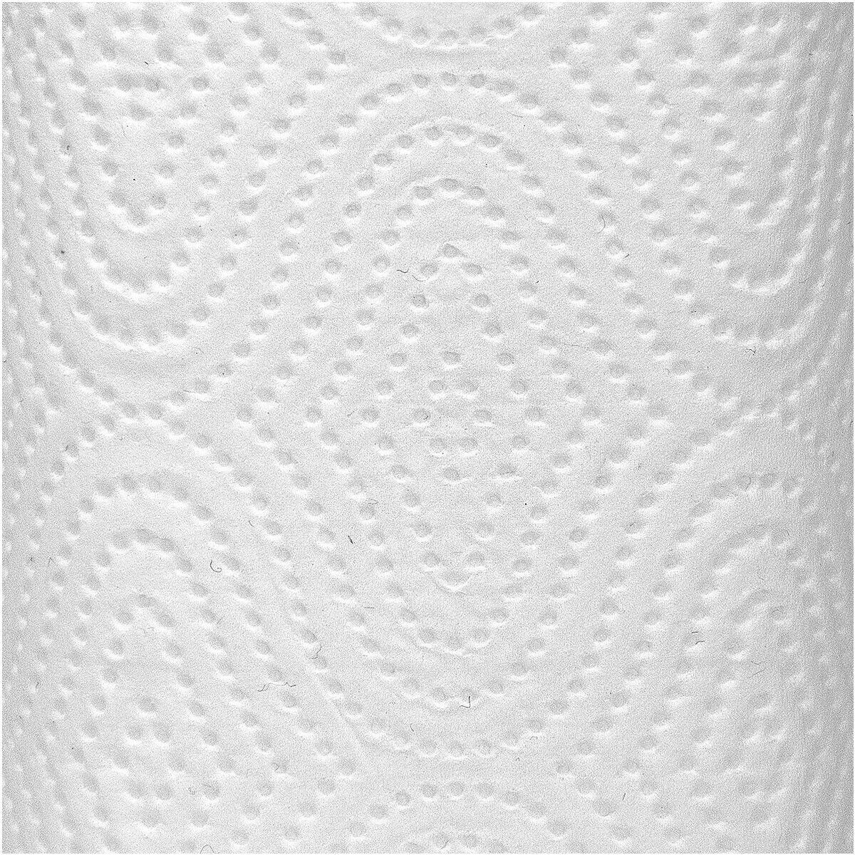 WIPEX Papierküchenrolle (32-St), 3-lagig, weiß mit Prägung, 50 Blatt/Rolle
