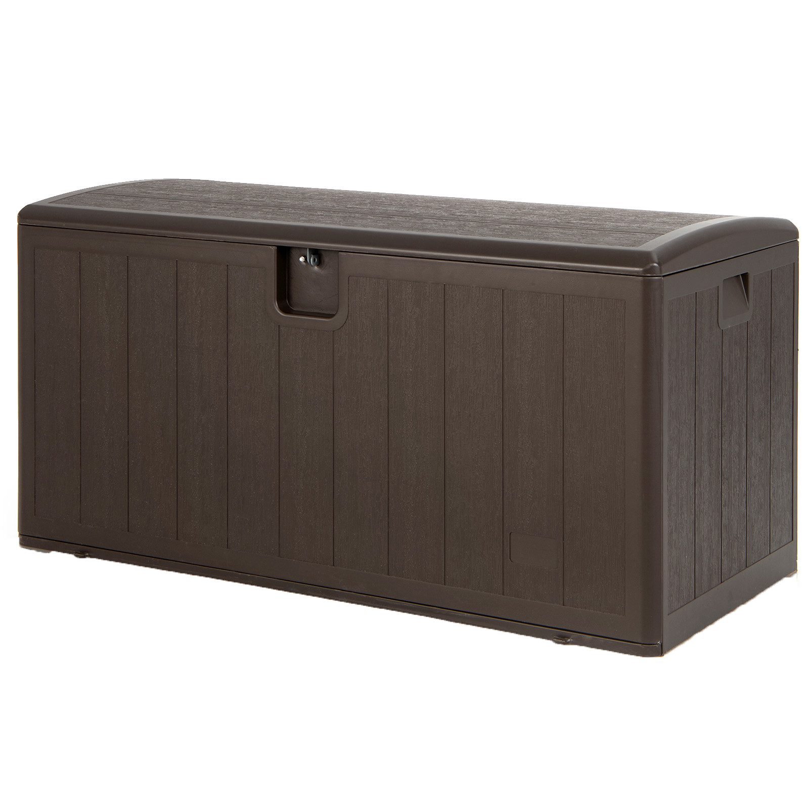 COSTWAY Auflagenbox 400L Truhe, mit Griff, 127,5 x 61,5 x 64 cm