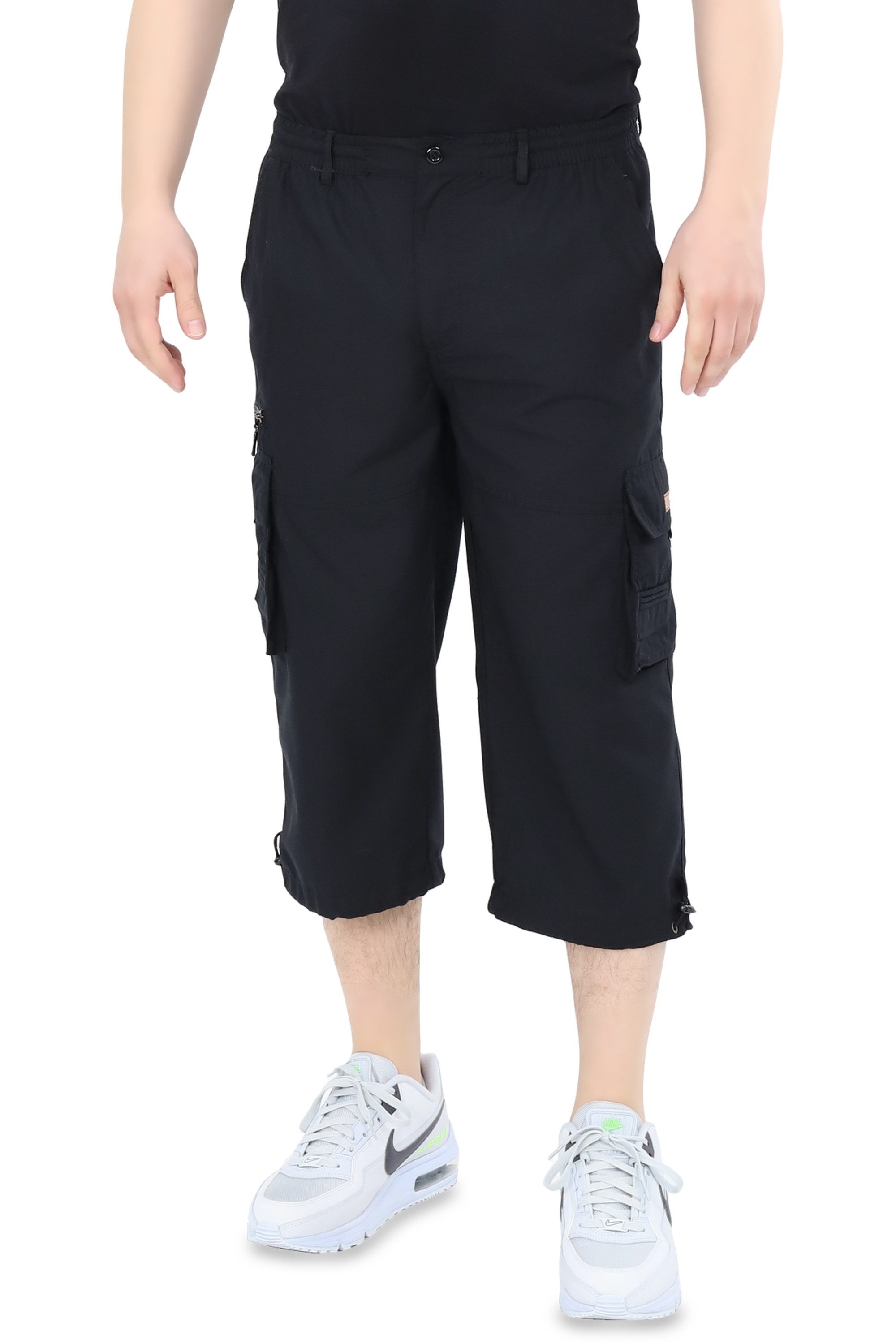 Ben Creek Cargobermudas QLH13 3/4 Bermuda mit Cargo Taschen, kurze Herren Hose, Capri mit Dehnbund