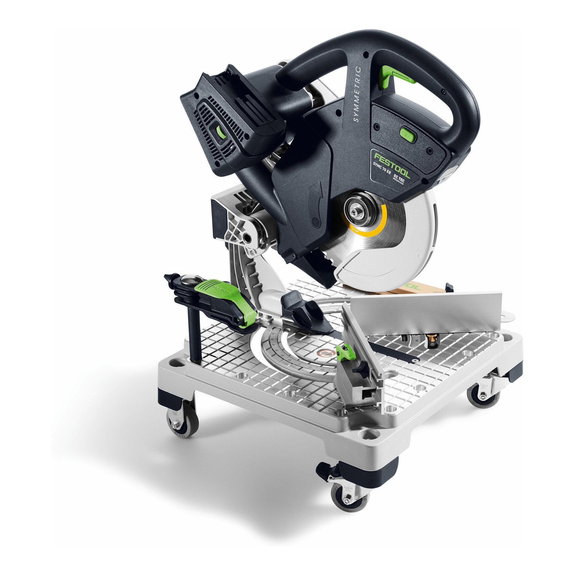FESTOOL Zug-, Kapp- und Gehrungssäge Festool Akku-Leistensäge SYMC 70 EB-Basic SYMMETRIC