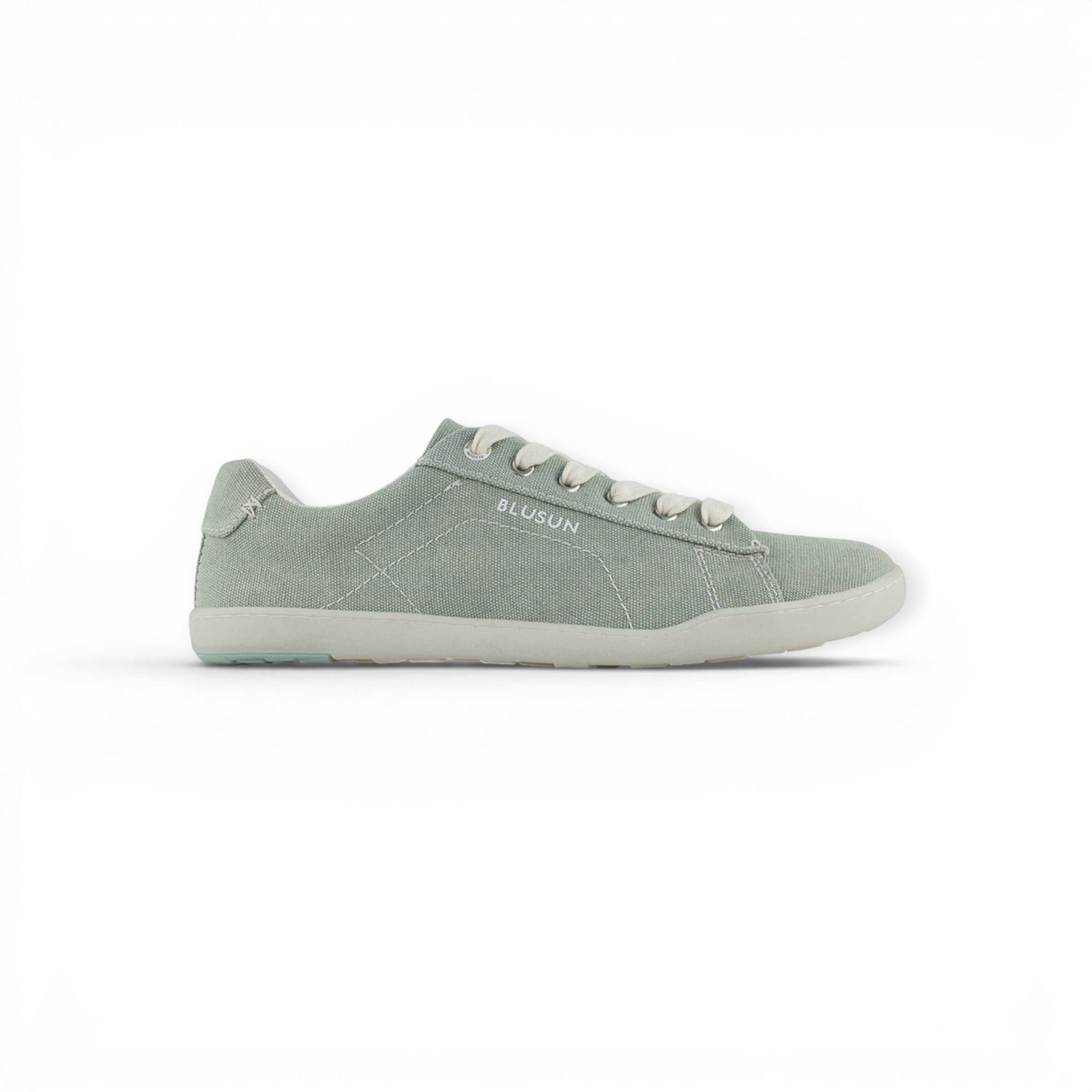 BLUSUN BLSN-103W (Bio-Baumwolle, flexible Sohle) khakigrün Damen Barfußschuh
