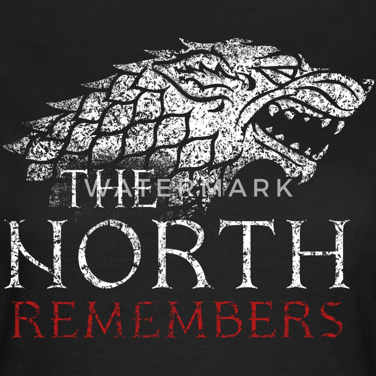 Spreadshirt T-Shirt Game Of Thrones The North Remembers Frauen T-Shirt (1-tlg) Slim Fit, fällt klein aus
