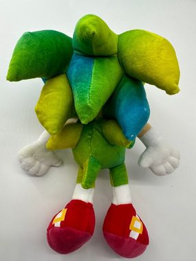 Sonic SEGA Kuscheltier Sonic The Hedgehog SEGA 30 cm Sonic Kuscheltier Rainbow grün (1-St), Super weicher Plüsch Stofftier Kuscheltier für Kinder zum spielen