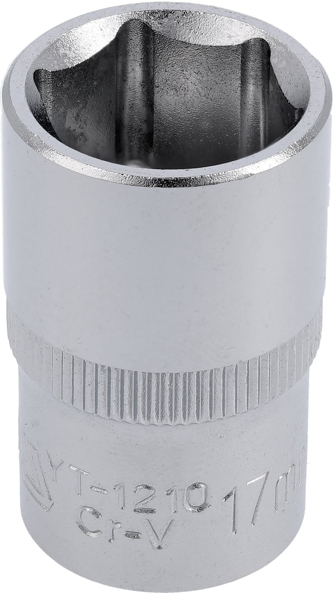 Yato Stecknuss Kurze 17 mm 1/2" Sechskant-Stecknuss CRV, Kurze 17 mm 1/2" Sechskant-Stecknuss CRV, Kurze 17 mm 1/2" Sechskant-Stecknuss CRV