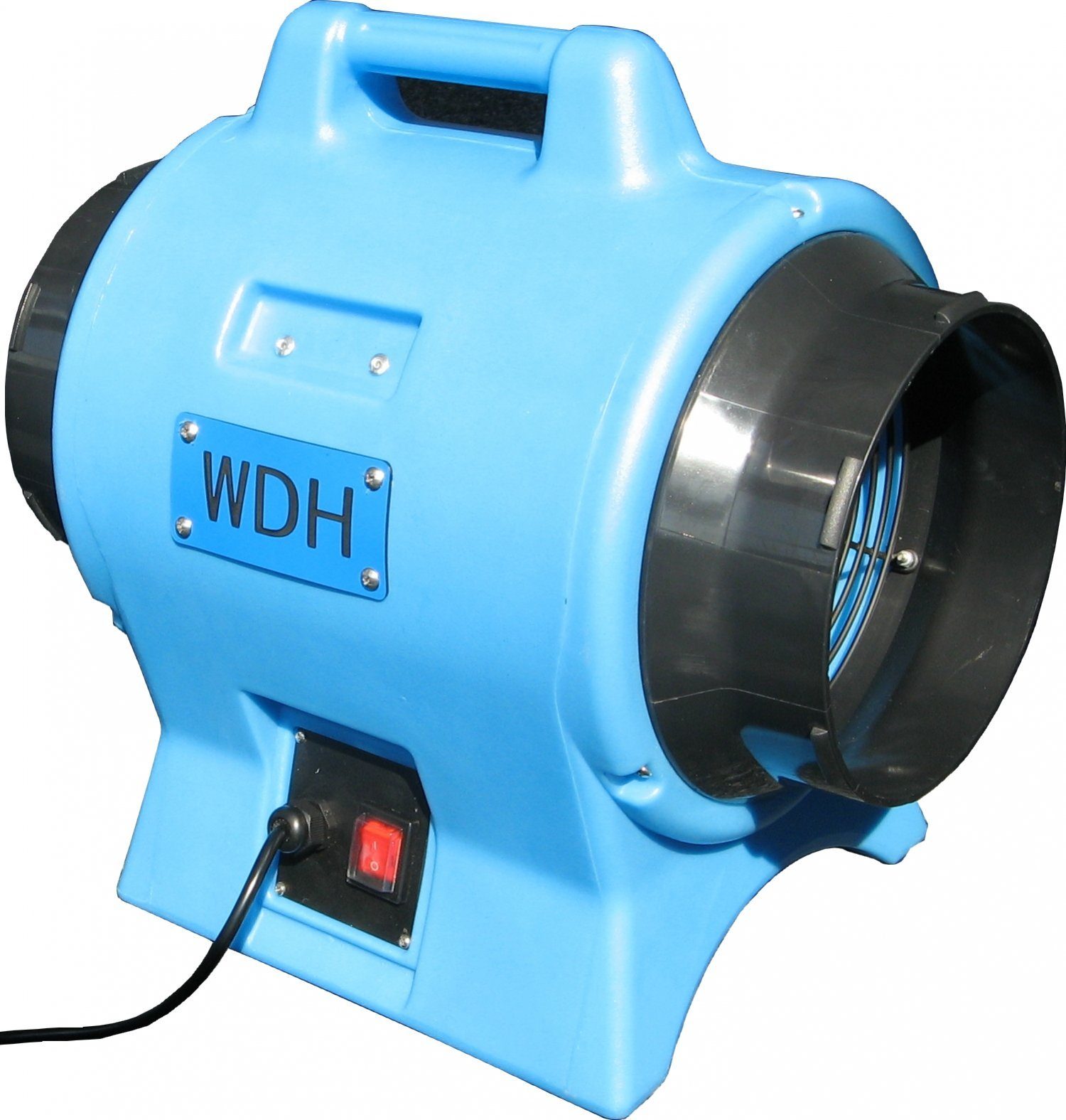 WDH Bodenventilator Kunststoffgebläse WDH-AP11, - Bauweise Tragegriff kompakte inkl. und Leichte