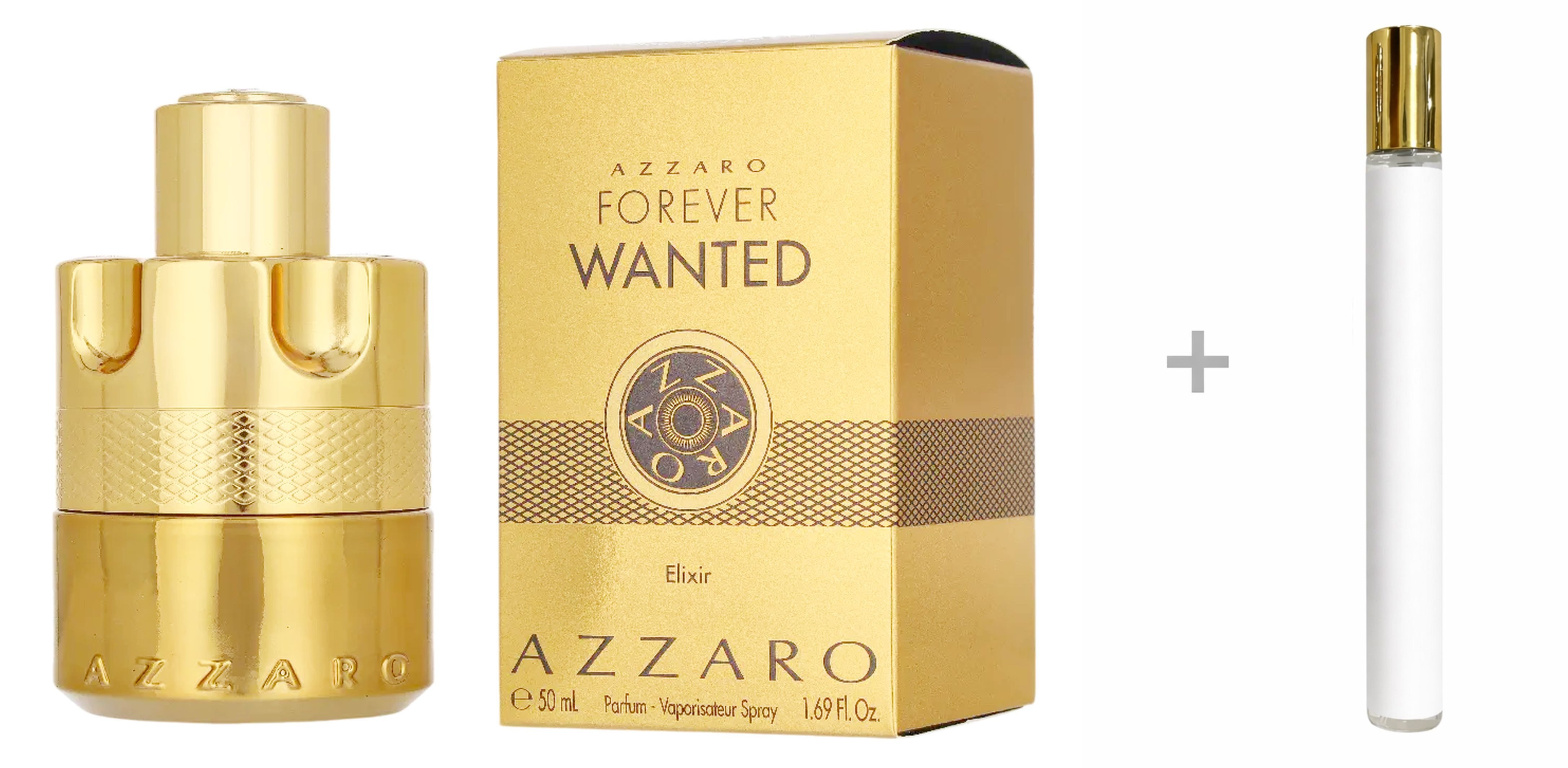 Azzaro Duft-Set Forever Wanted Elixir Männer Spray + Reiseduft, AZZARO, Herrenparfüm, Parfüm, Glasflakon, Herrenduft