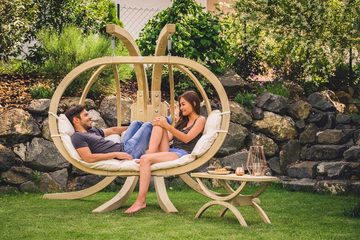 Amazonas Hängesessel Globo Royal Chair - In- und Outdoor Hängesessel für 2 Personen, wasserabweisend, FSC-zertifiziertes Holz