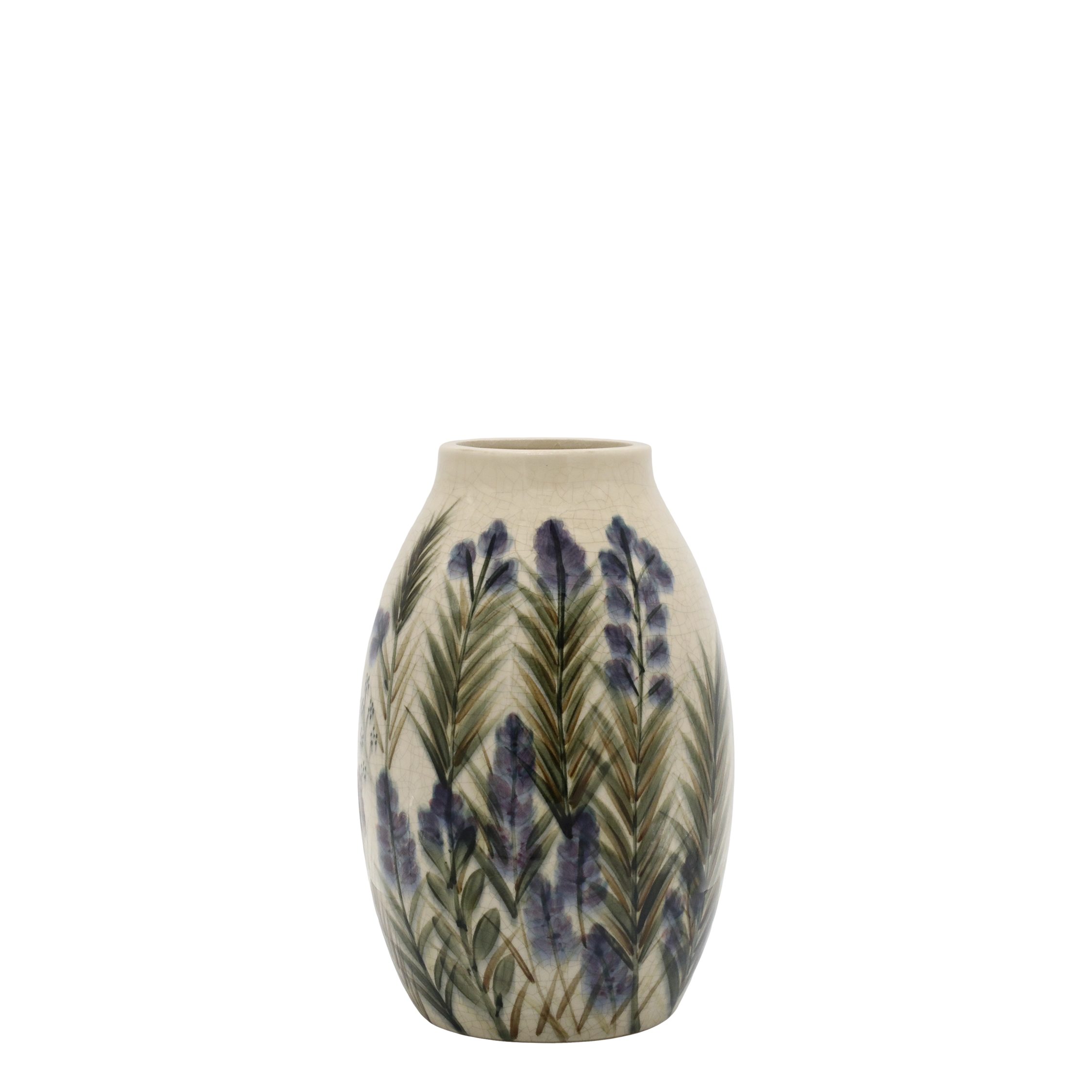 Chic Antique Tischvase Vase mit Blumenmotiv H25,5/D16,5 cm creme (1 St) günstig online kaufen