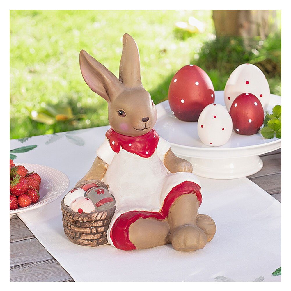 Home-trends24.de Osterfigur Osterhase Häsin Hase Ostereier Ostern Deko wählbar
