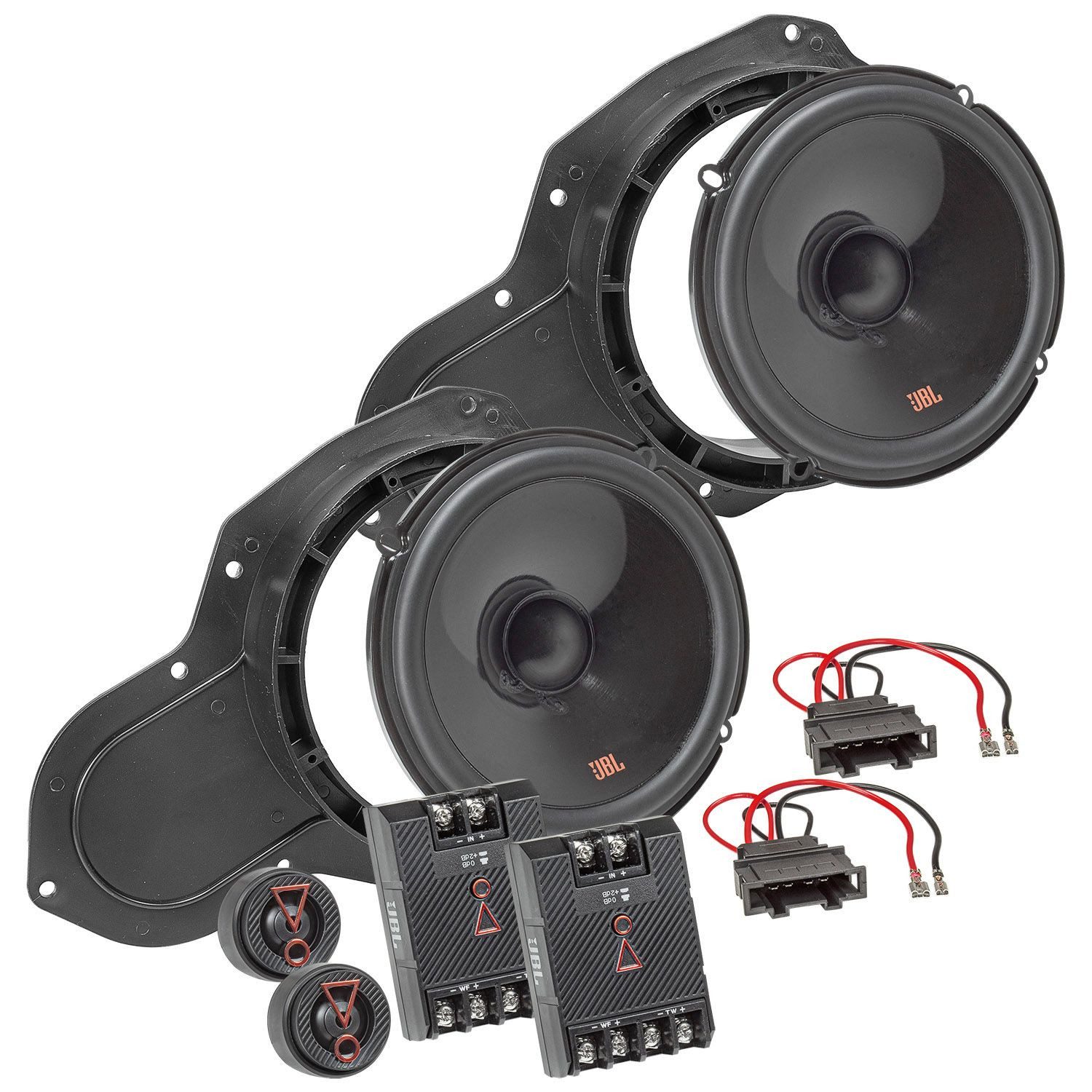 tomzz Audio JBL Stage3 607CF Set passt für VW Passat 3C CC Tür vorne 165mm Compo Auto-Lautsprecher