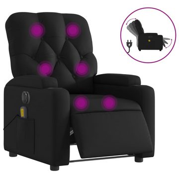 vidaXL Sessel Massagesessel Elektrisch Schwarz Kunstleder (1-St)