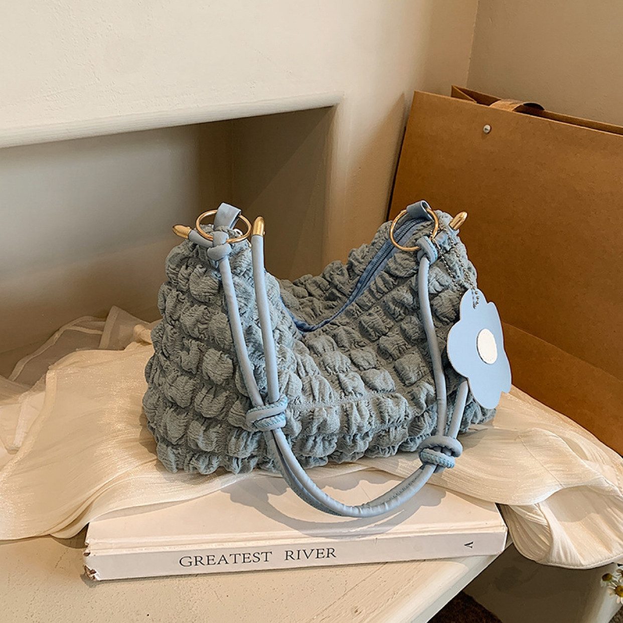 Super Solu Schultertasche Puffer Cloud Bag, Damen Umhängetasche Handtasche günstig online kaufen