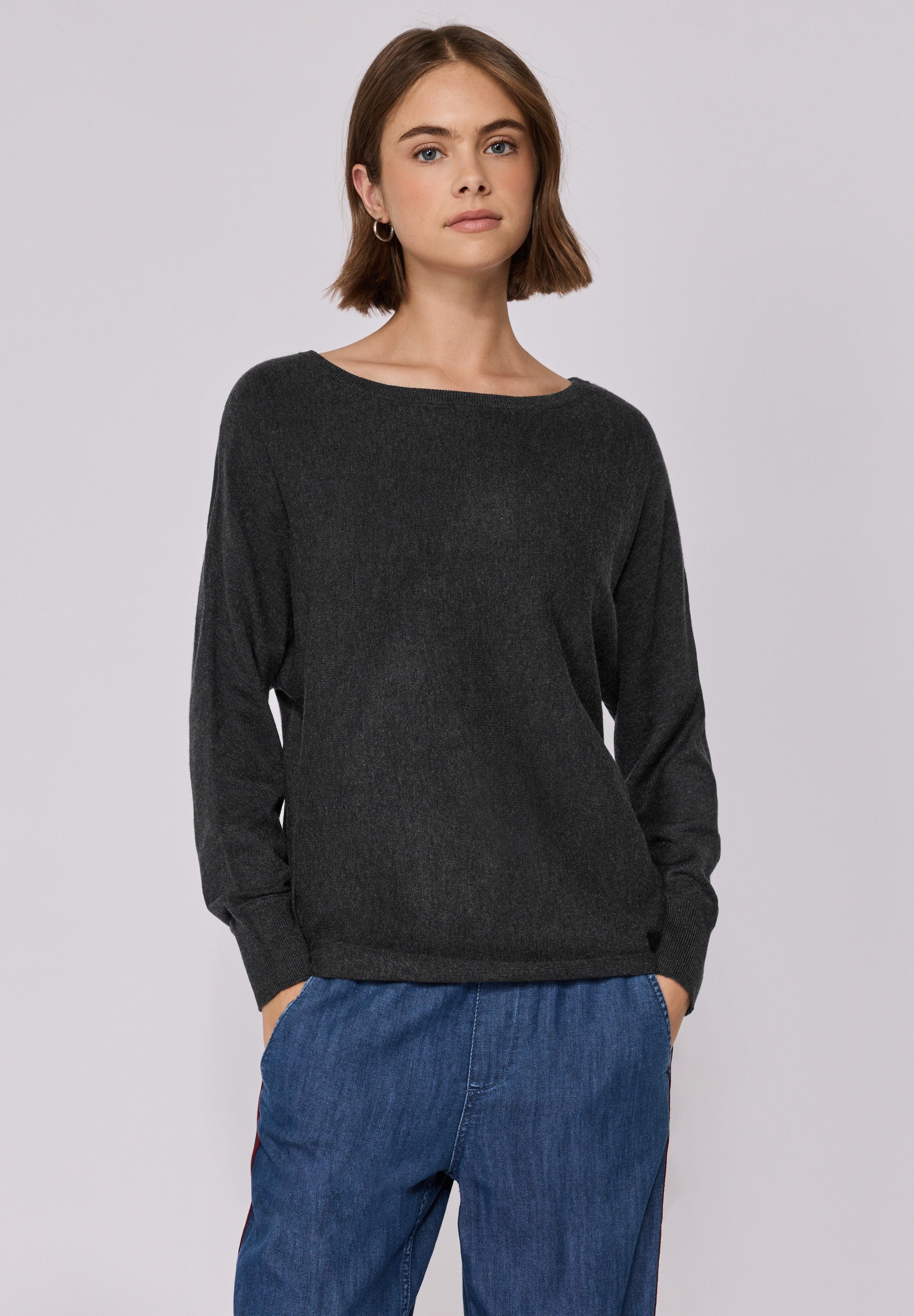 STREET ONE STUDIO Вязаные свитера aus softem Materialmix