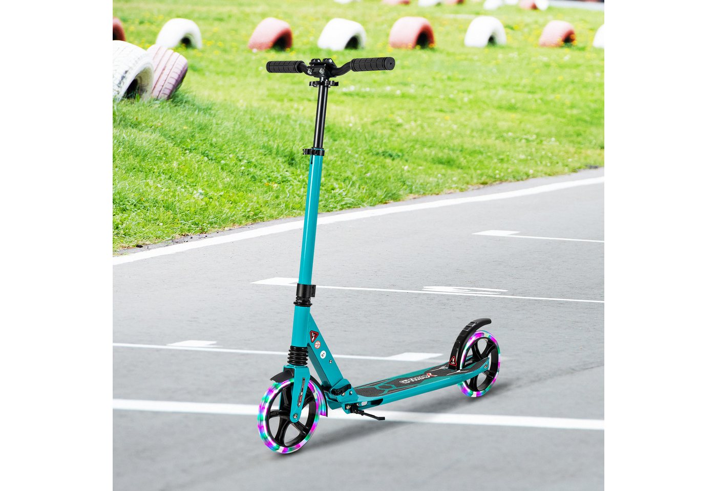 Thumbnail - COSTWAY Scooter, Roller klappbar, kinder ab 8 jahre