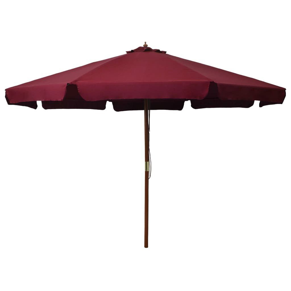 furnicato Sonnenschirm mit Holzmast 330 cm günstig online kaufen