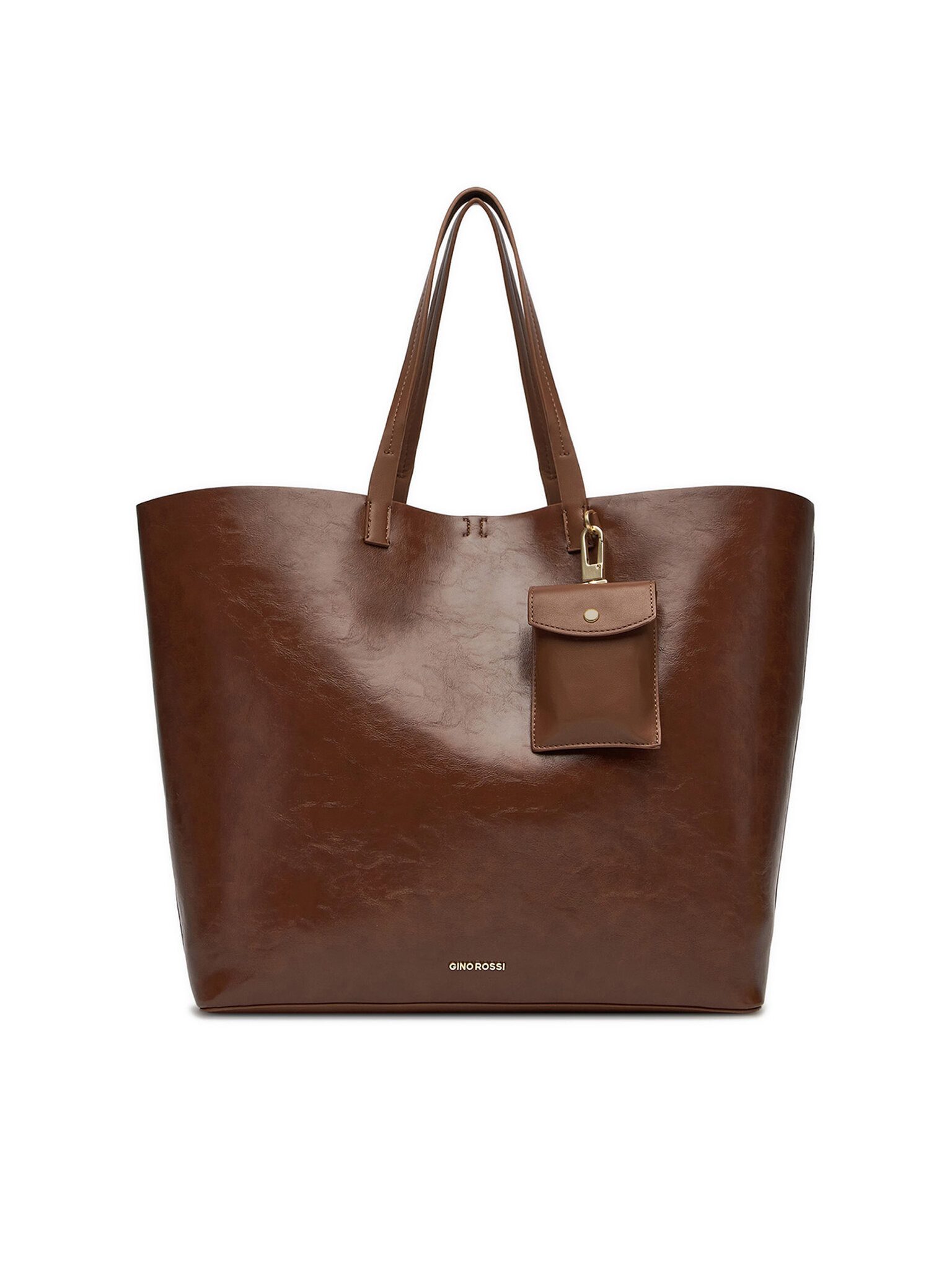GINO ROSSI Handtasche Gino Rossi Damenhandtasche Braun C-THARAL-DA8078