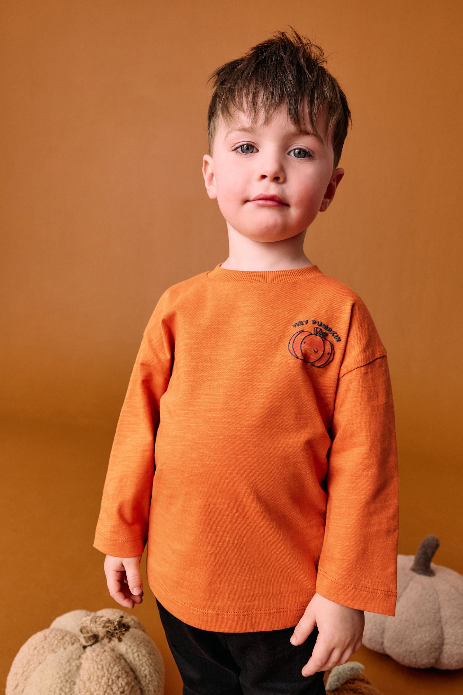 Next Langarmshirt Langarmshirt mit Halloween-Grafik (1-tlg) günstig online kaufen
