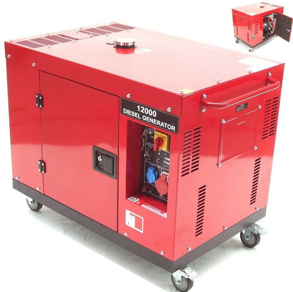 Apex Stromerzeuger Diesel Stromerzeuger 12000 Notstromaggregat 400V 230V Generator 06273