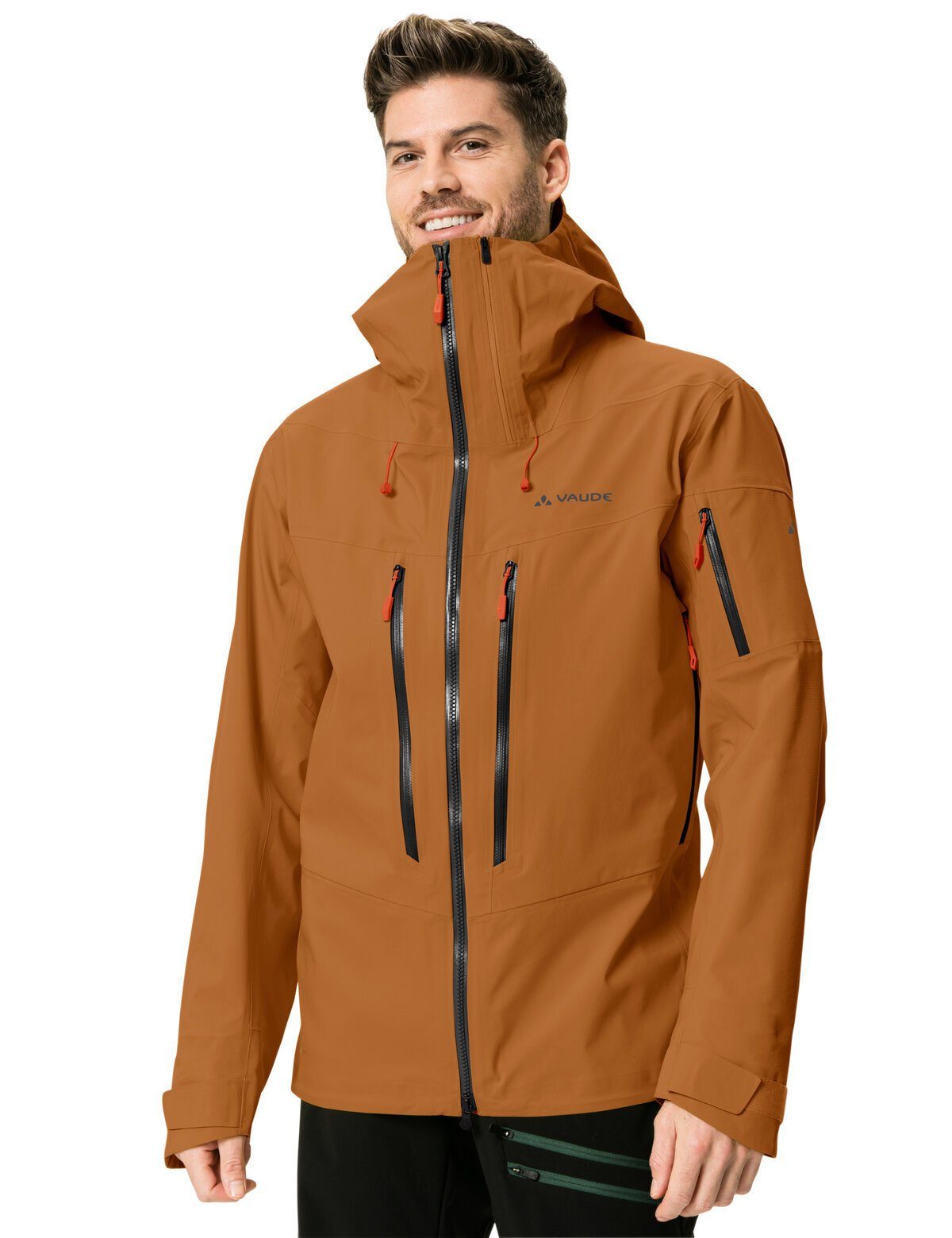 (1-St) Outdoorjacke Jacket Klimaneutral Men's brown 3L Monviso VAUDE silt kompensiert