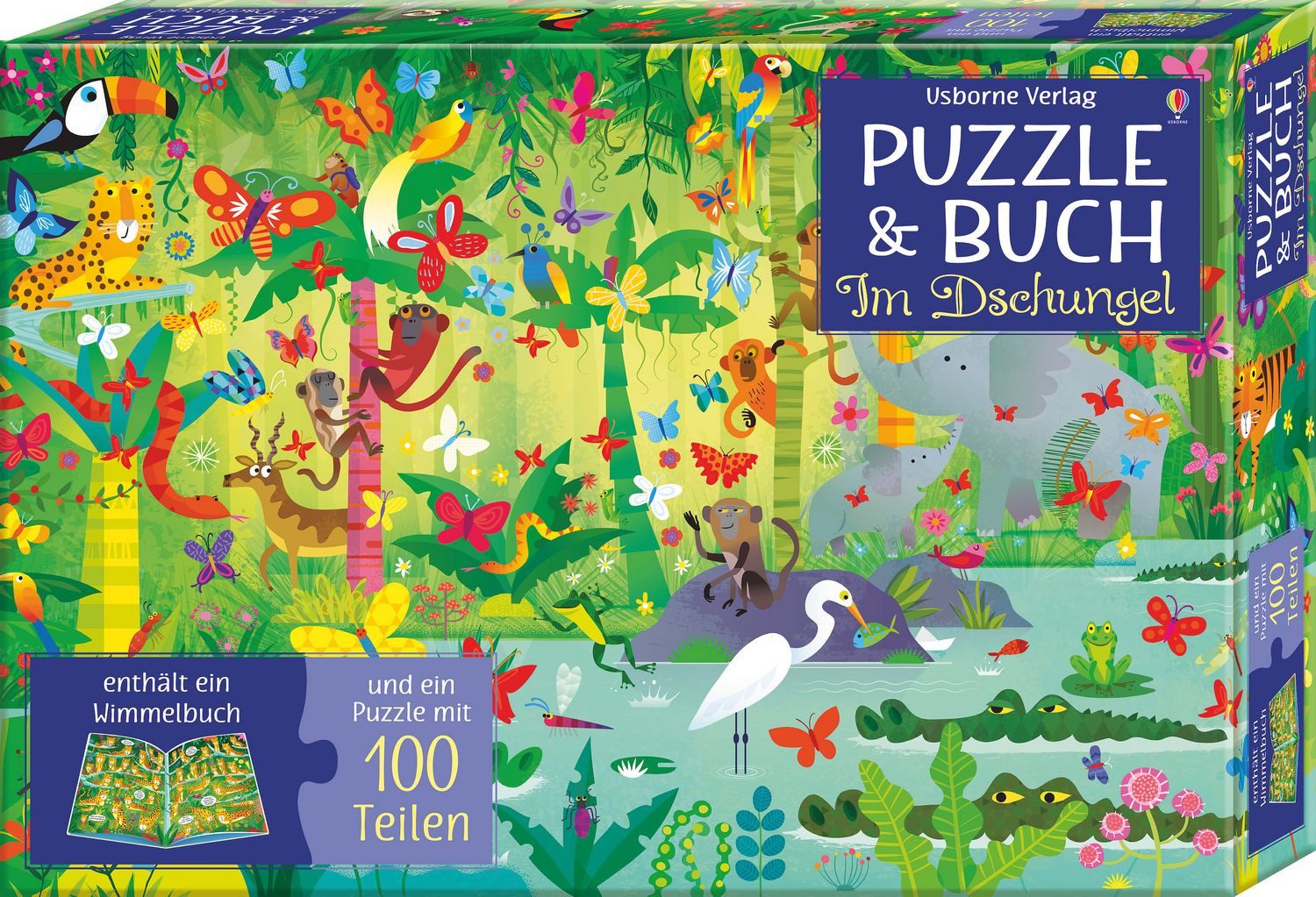 Spiel Puzzle & Buch: Im Dschungel