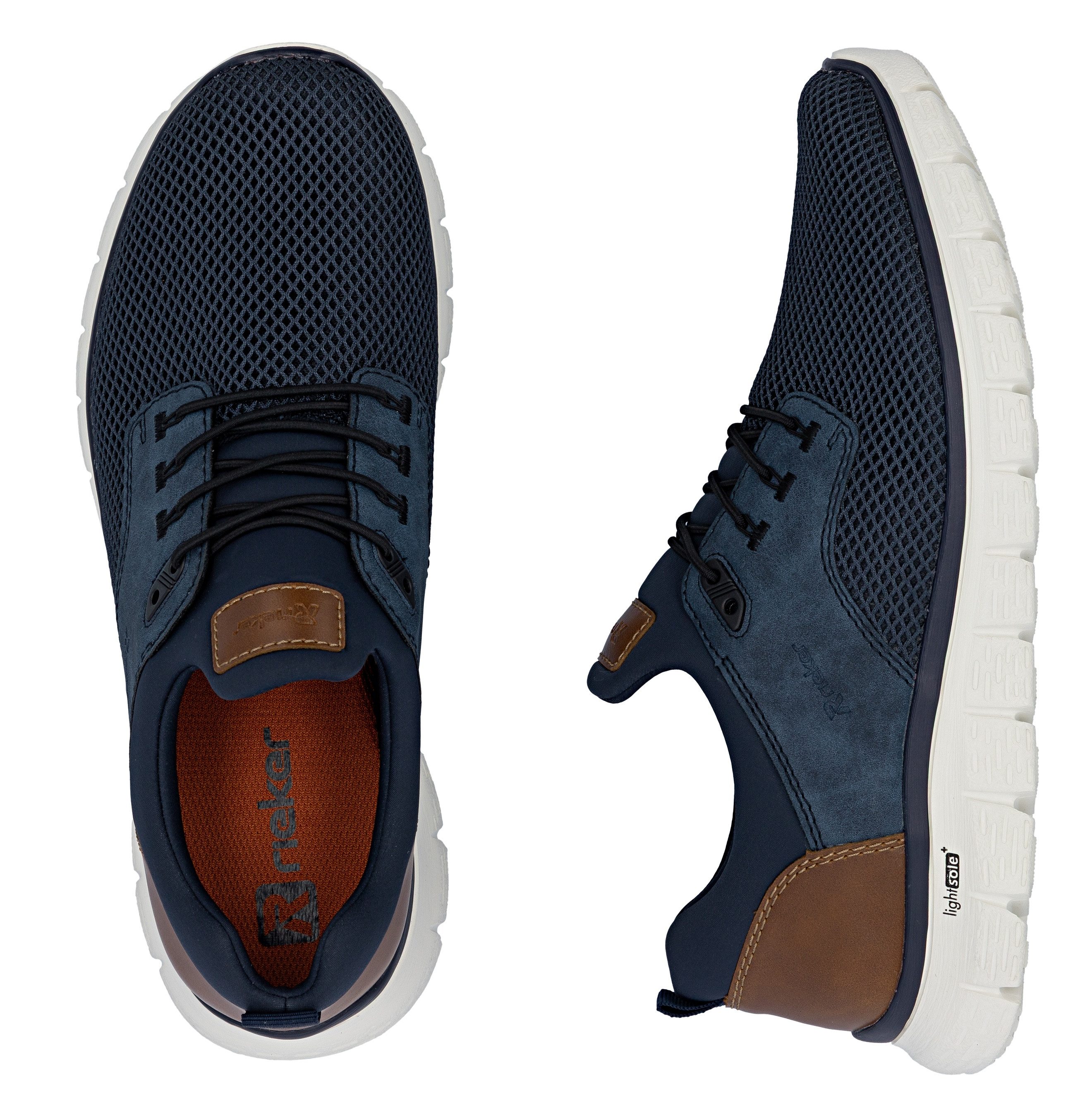 Rieker Slip-On Sneaker Schlupfschuh, Halbschuh, Freizeitsneaker mit Gummizug