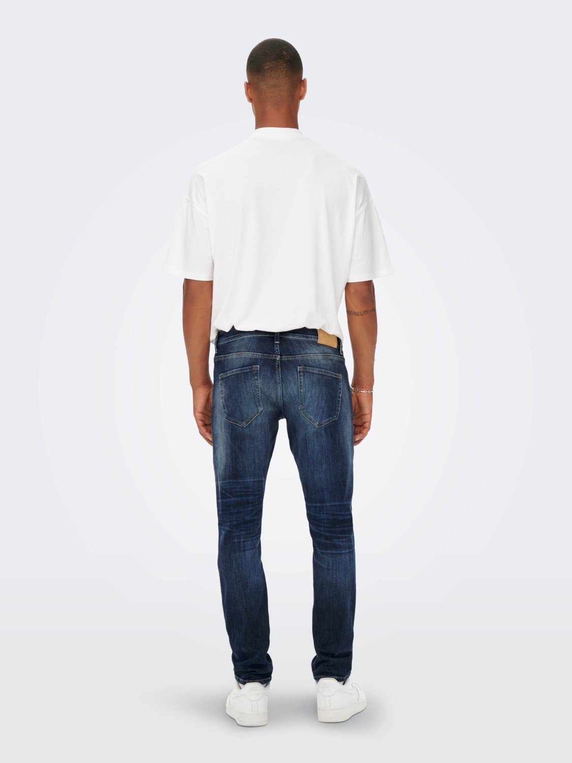 ONLY & SONS Regular-fit-Jeans Regular Fit Straight Denim Jeans ONSWEFT ONSWEFT REG BLUE 3251 JEANS NOOS