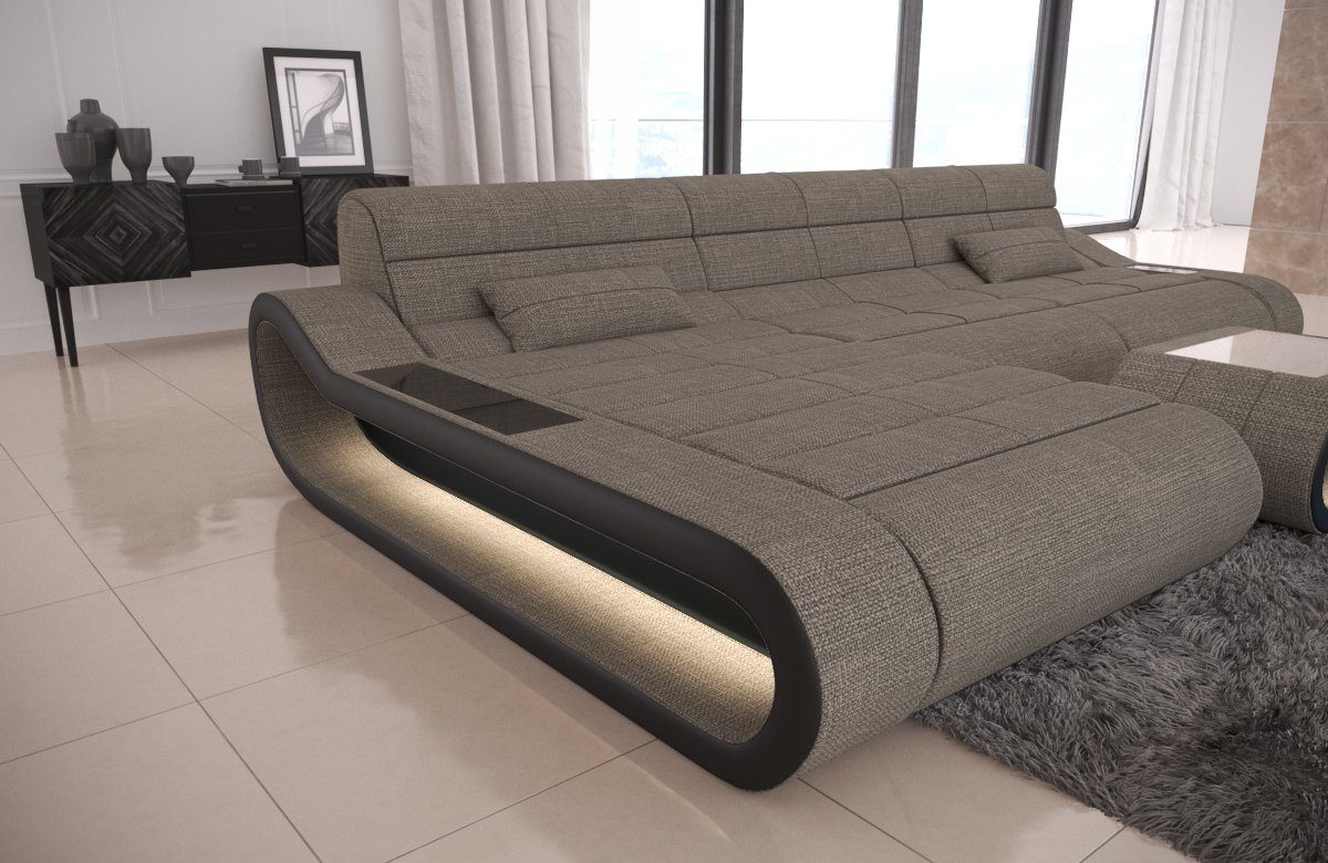 Sofa Dreams Ecksofa Stoff Couch Polster günstig online kaufen