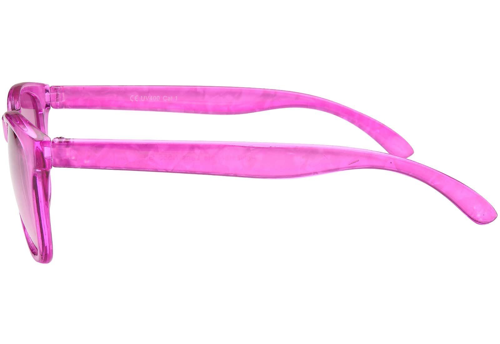 BEZLIT Eyewear Retrosonnenbrille Mädchen Kinder Sonnenbrille (1-St) mit durchsichtigen Bügel