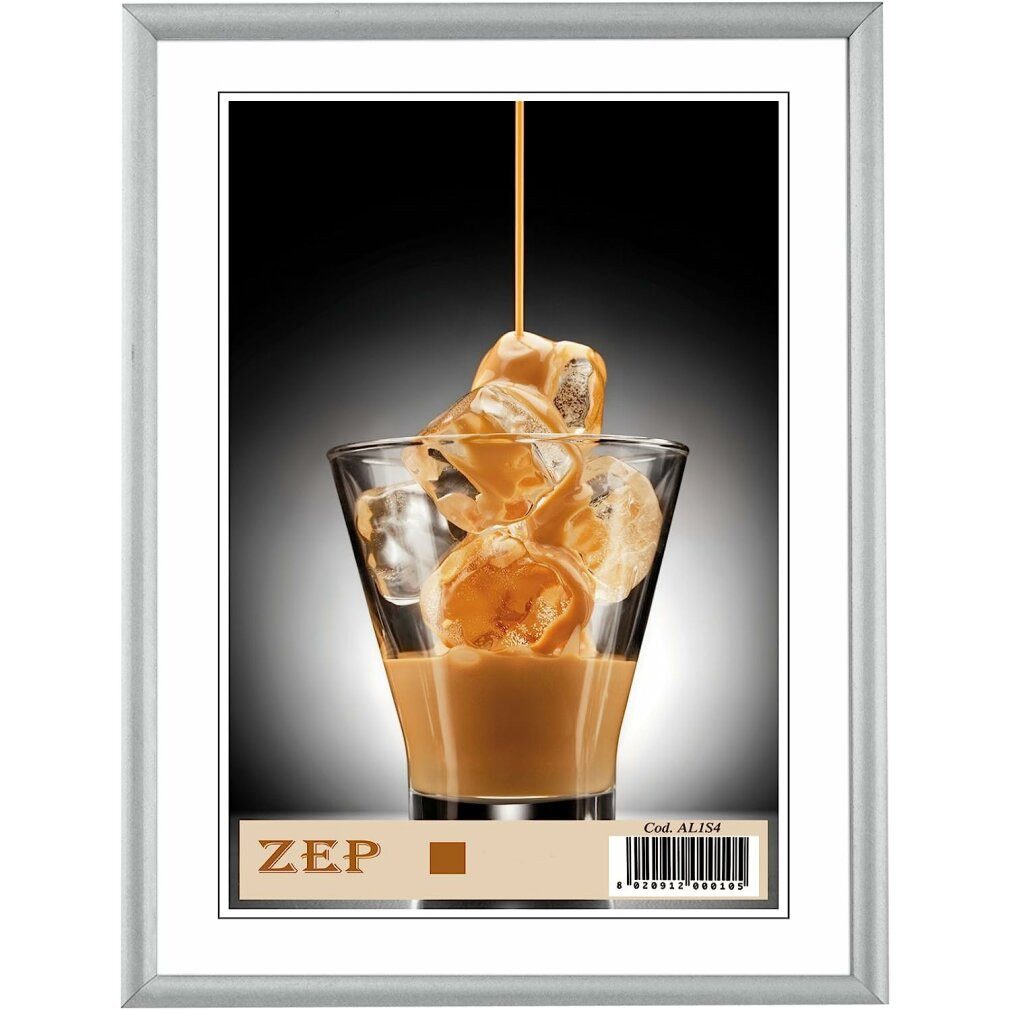 ZEP Rahmen Al1s1 Basic Photo Frame, Aluminium, 10 X 15 Cm